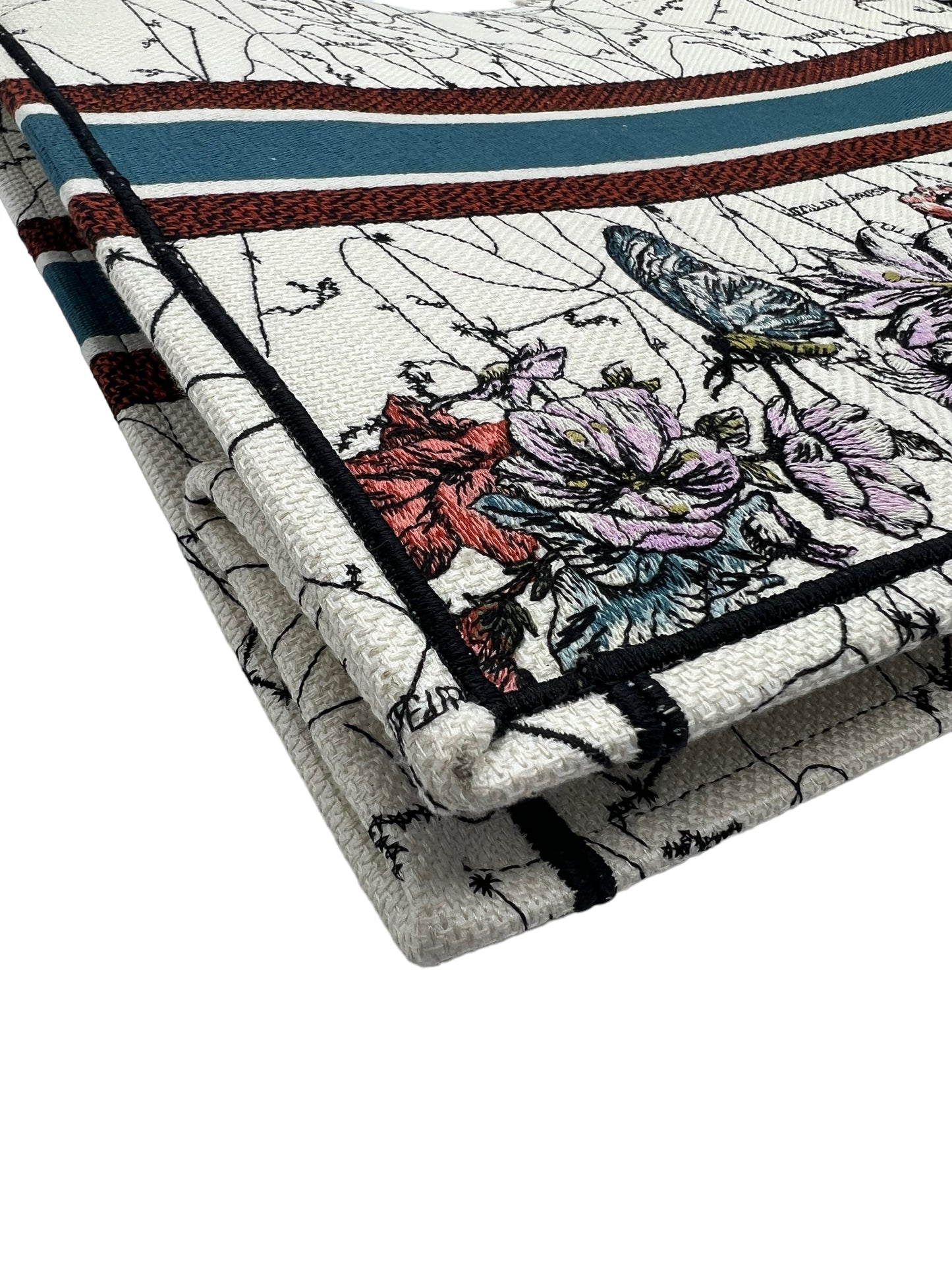 Dior Large Zodiac and Constellation Motif Embroidered Book Tote