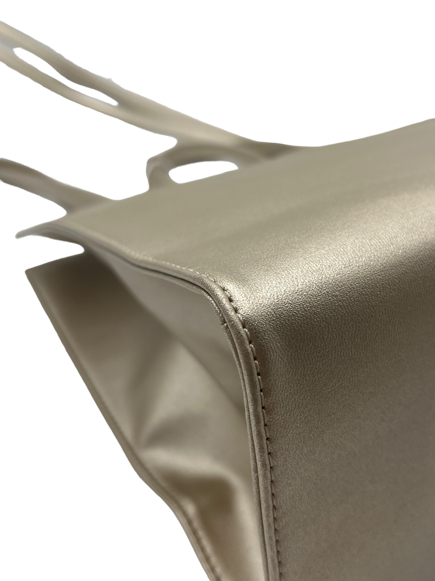 Telfar Vegan Leather Medium Gold Shopper