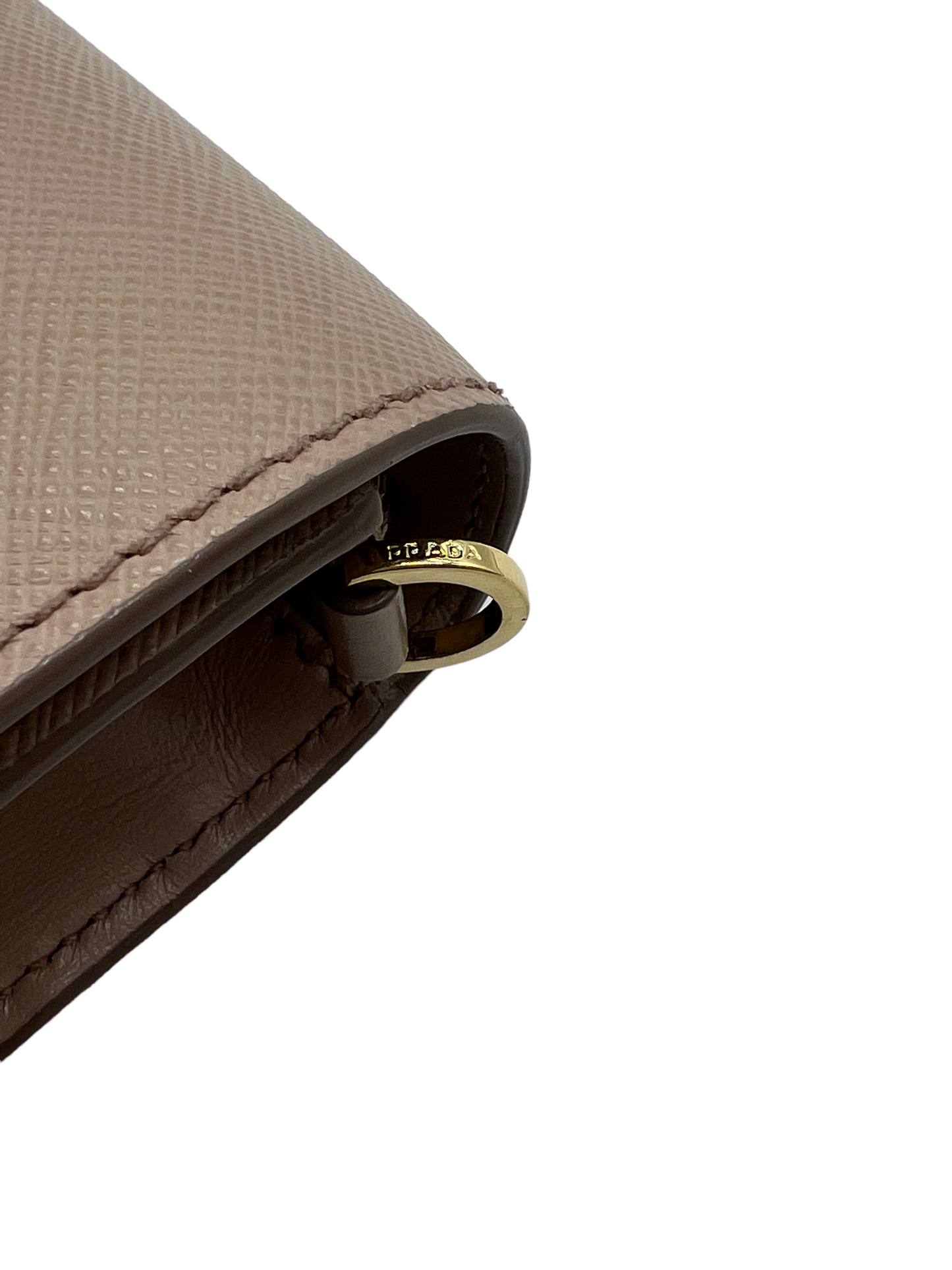 Prada Blush Saffiano Leather Chain Shoulder Bag