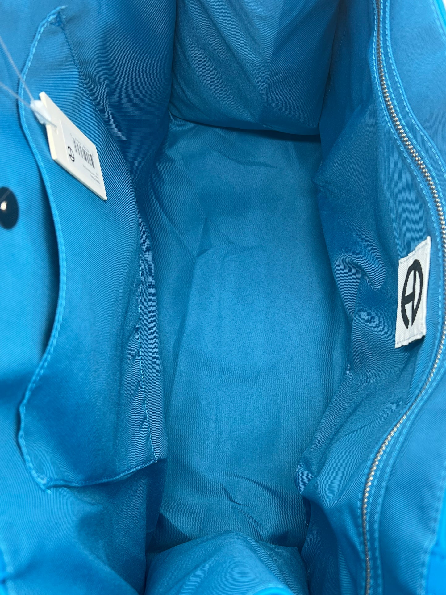 Telfar Cyan Vegan Leather Large Shopper