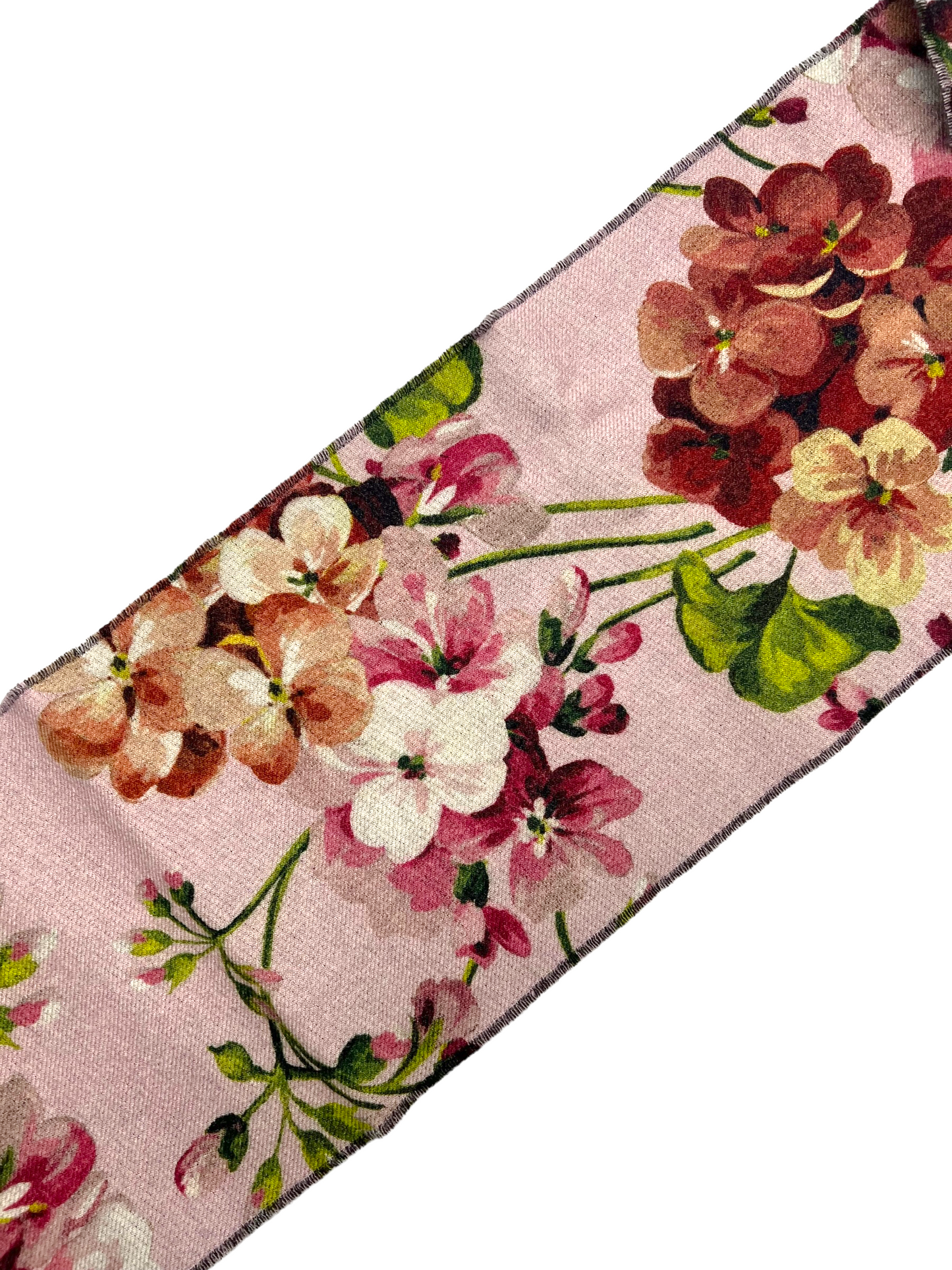 Gucci Pink Mini Morphin Reversible Blooms Scarf