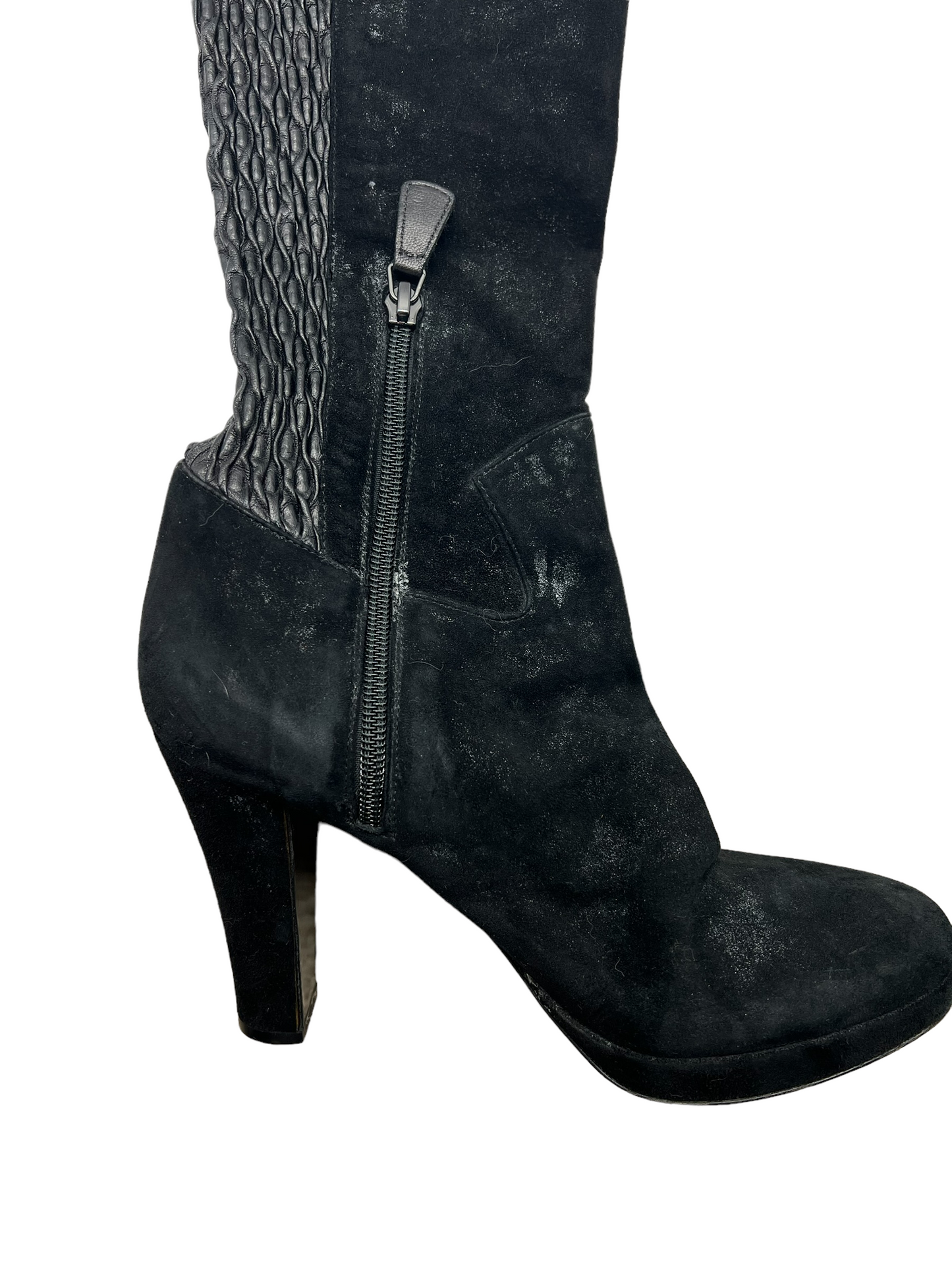 Chanel Thigh High Suede Lambskin Size 39 Boots