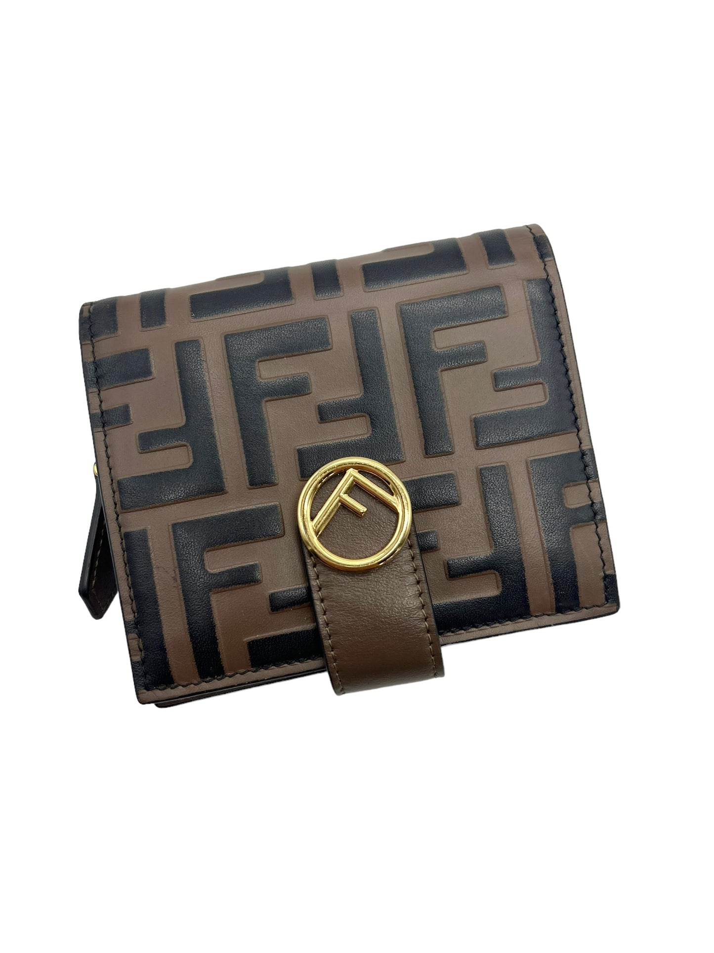 Fendi F is Fendi Compact Bifold Wallet