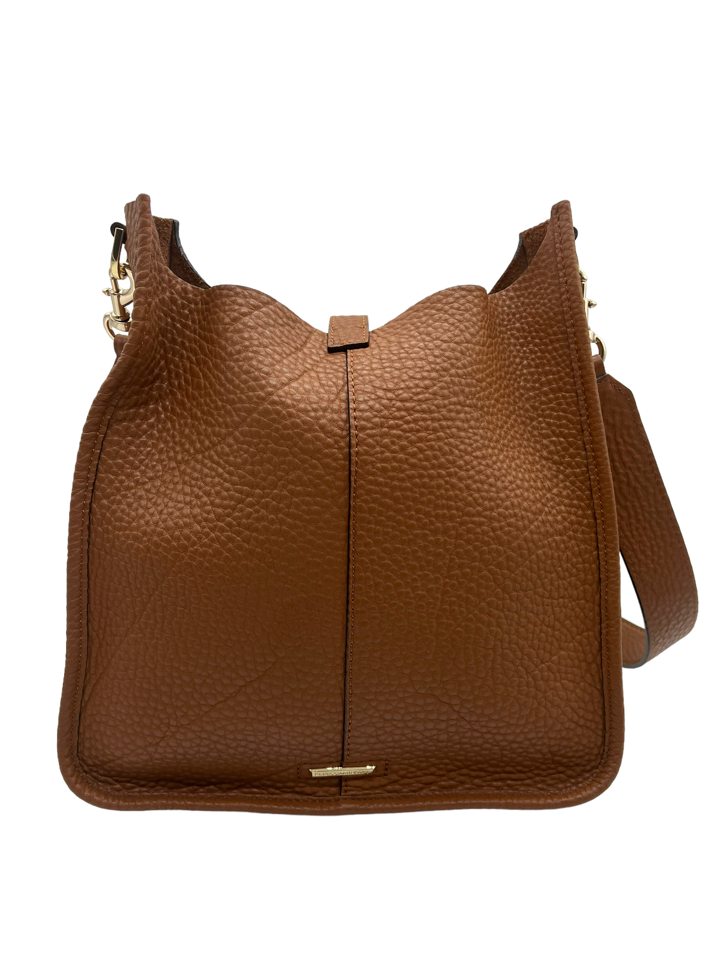 Rebecca Minkoff Tan Unlined Studded Feed Bag