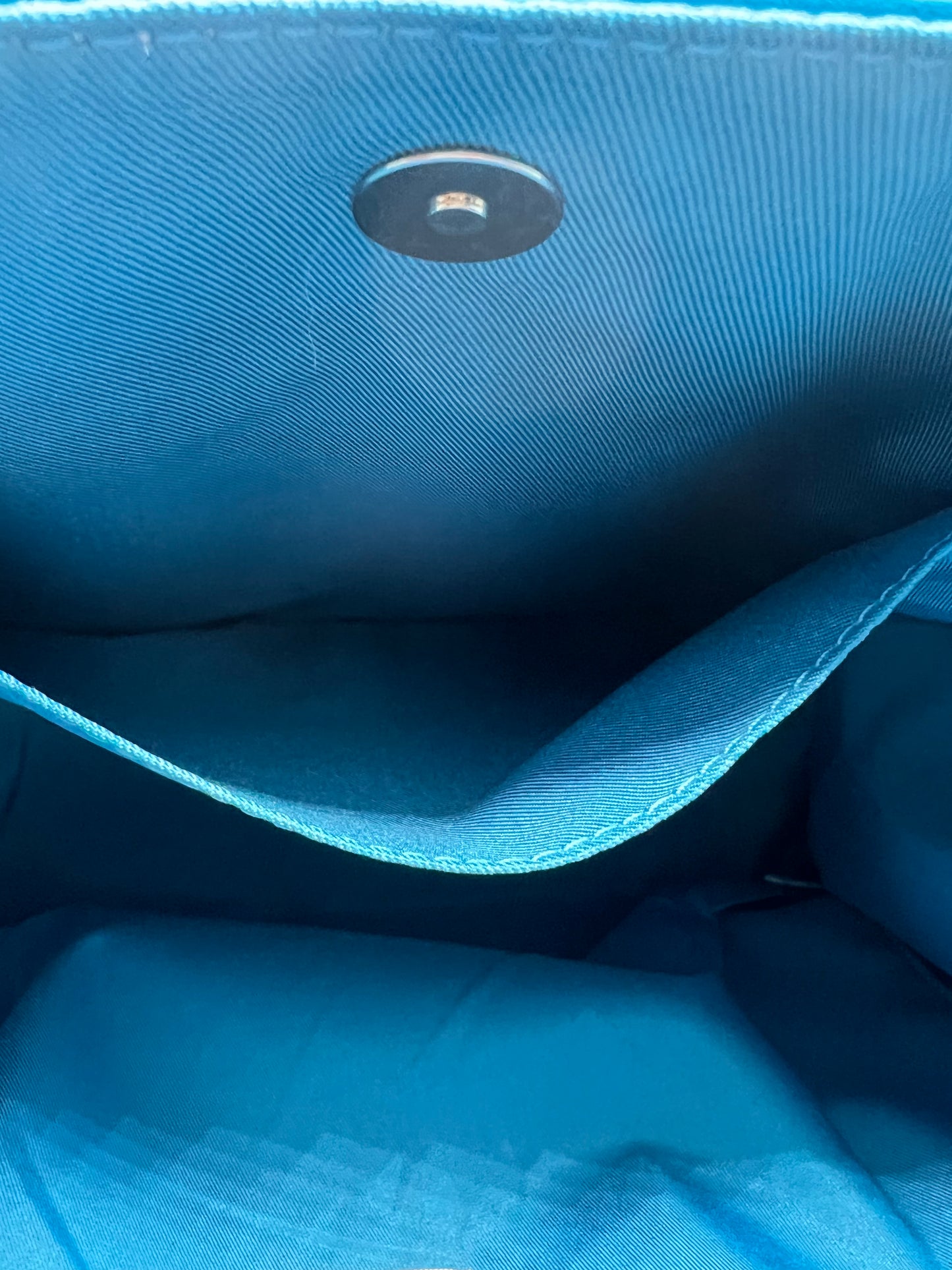 Telfar Cyan Vegan Leather Large Shopper