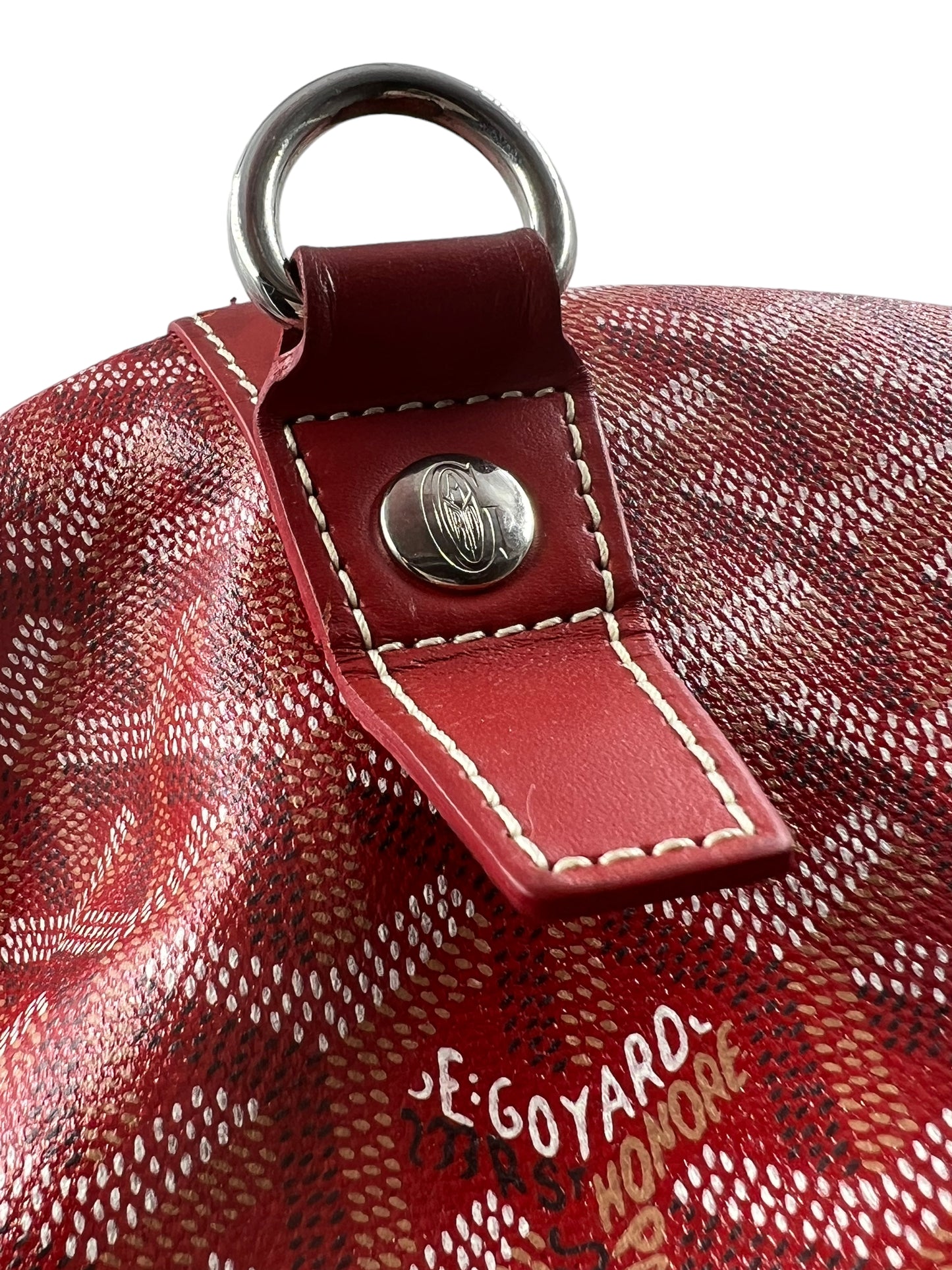 Goyard Red Croisiere 50 Duffle