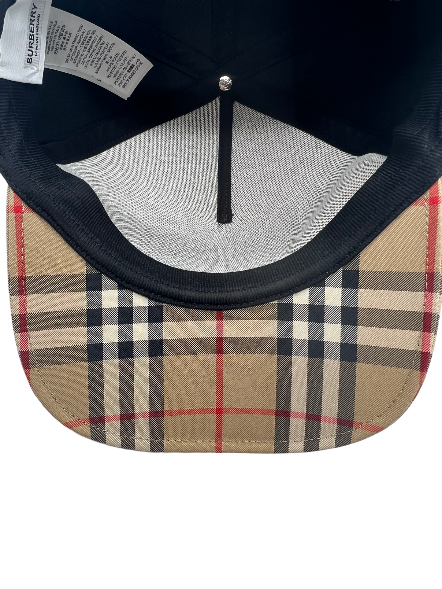 Burberry Plaid Love Archive Size M Trucker Hat