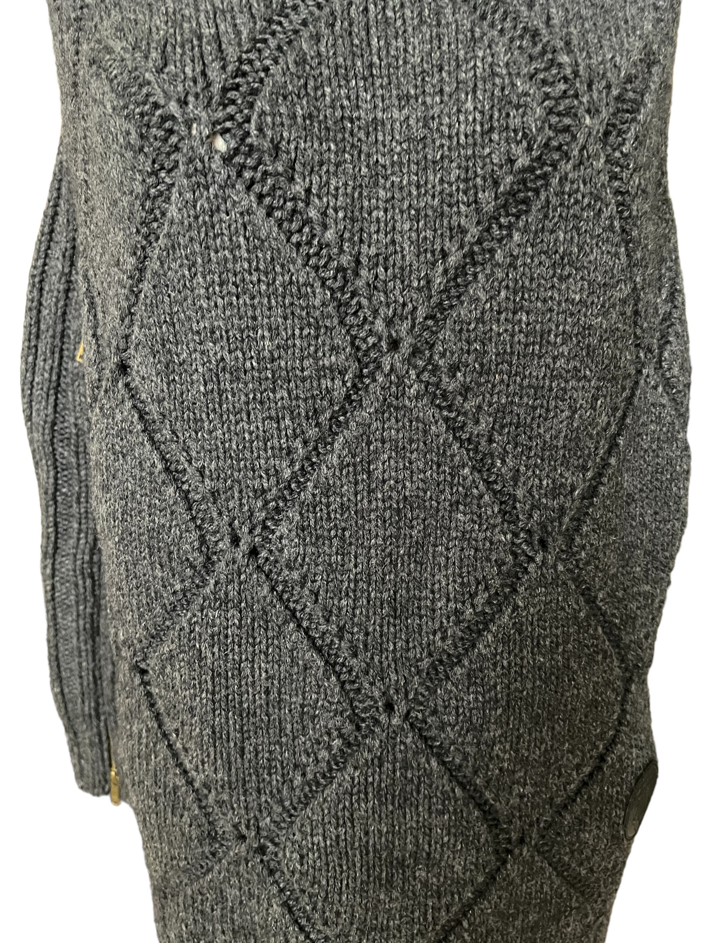 Gucci Charcoal Camel Size L Poncho