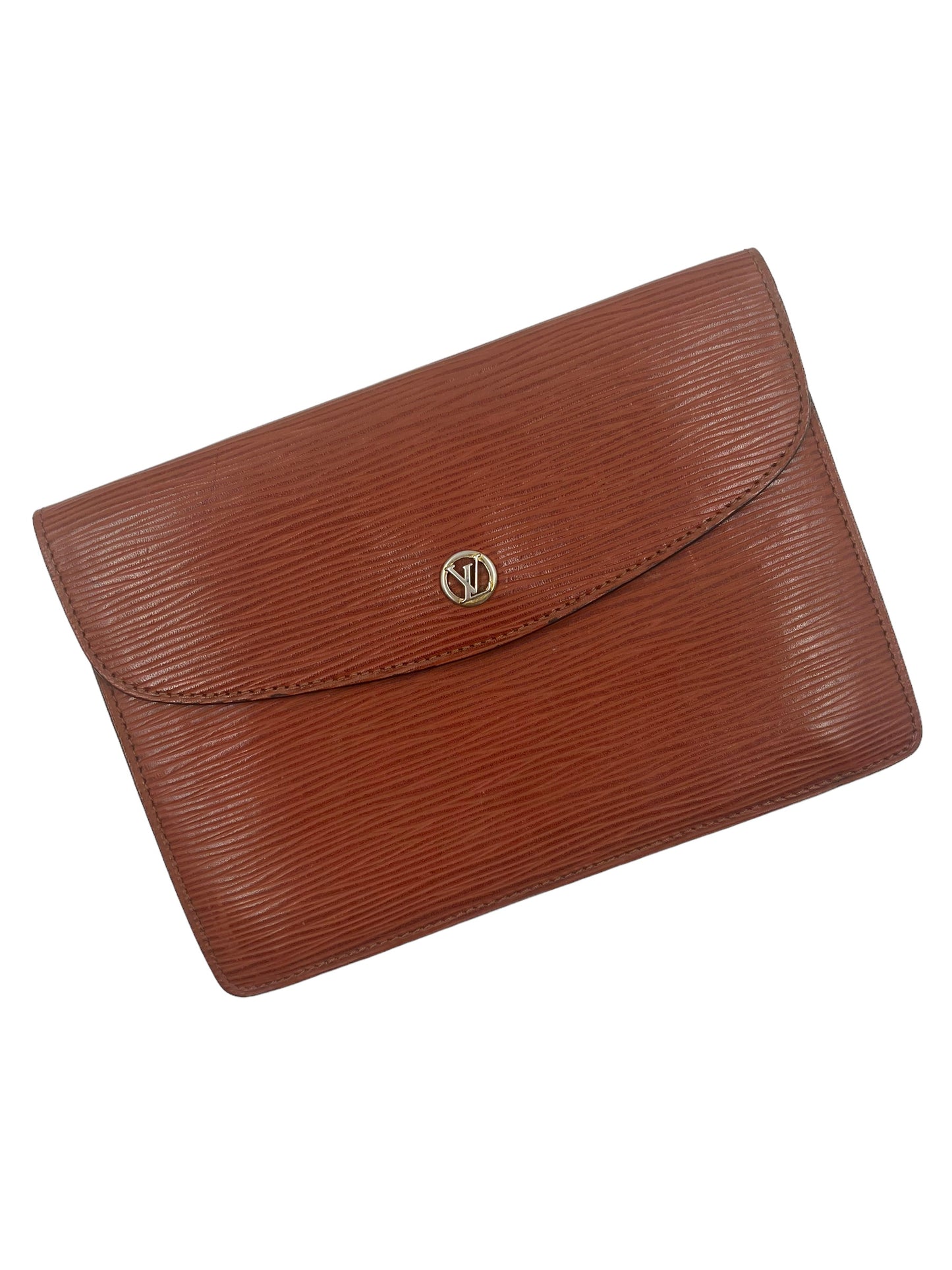 Louis Vuitton Tan Vintage Epi Montaigne 20 Clutch