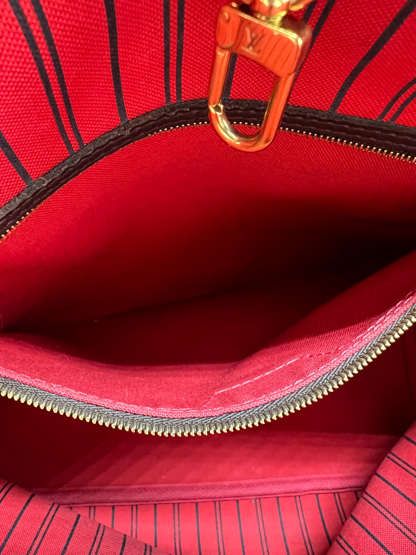 Louis Vuitton Damier Ebene Neverfull MM Tote