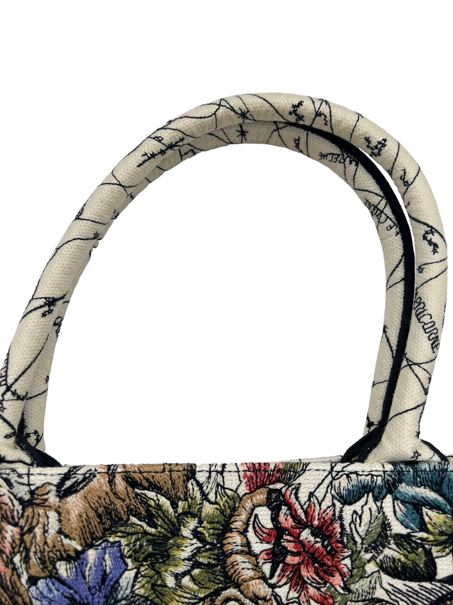 Dior Large Zodiac and Constellation Motif Embroidered Book Tote