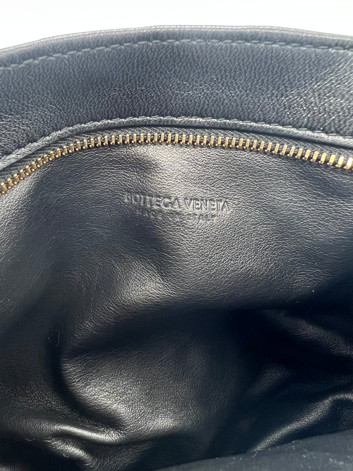 Bottega Veneta Black Nappa Intrecciato Mini BV Twist Bag