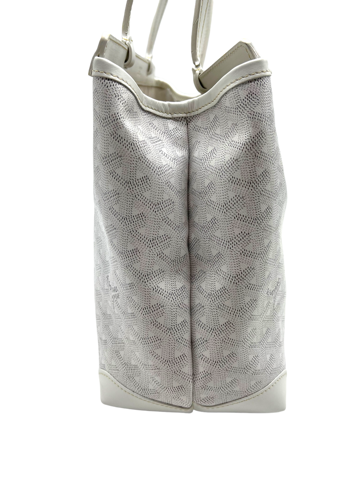 Goyard White Bellechasse PM Shoulder Bag