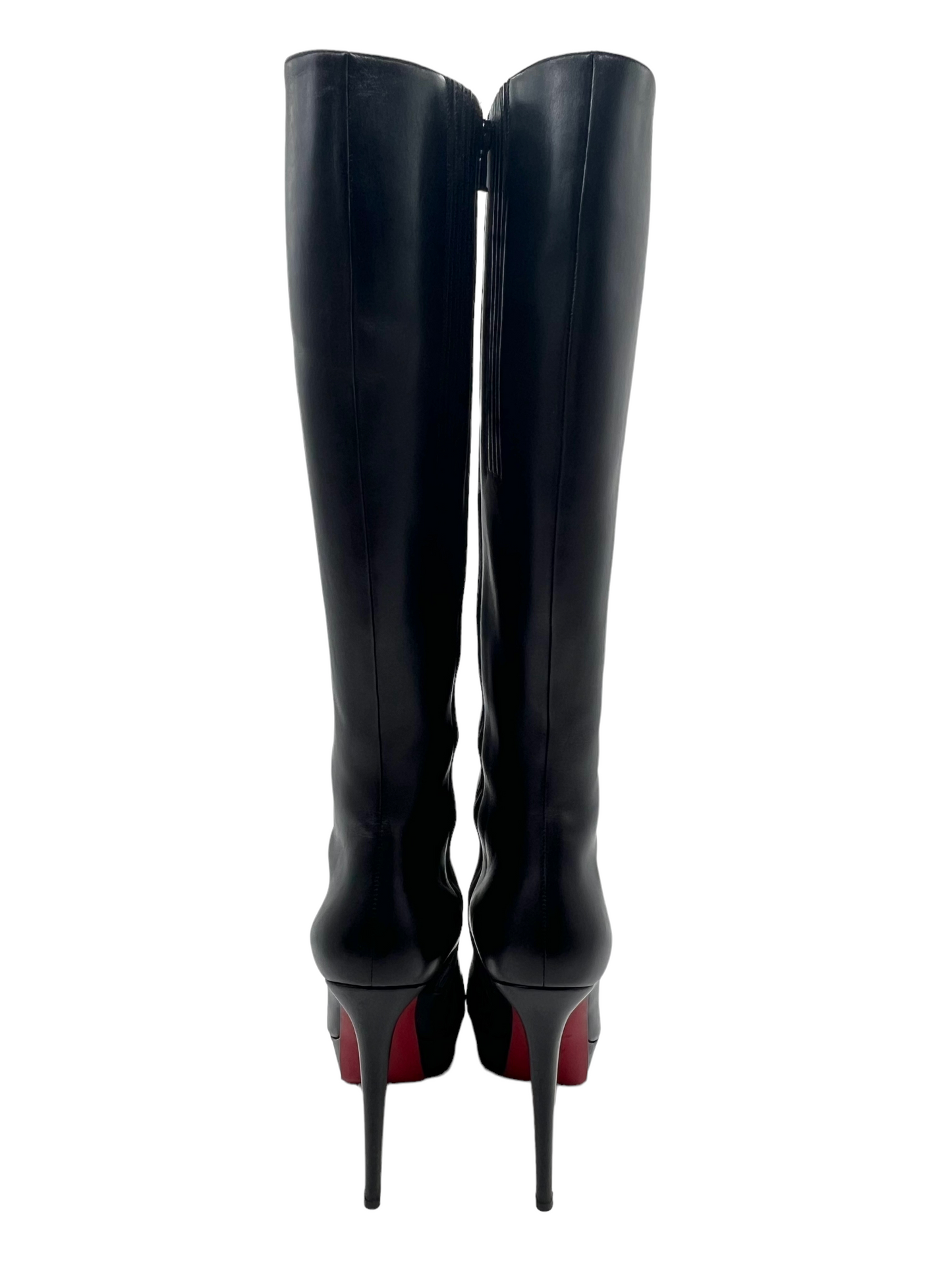 Christian Louboutin Black Bianca Botta 140 Size 39.5 Boots