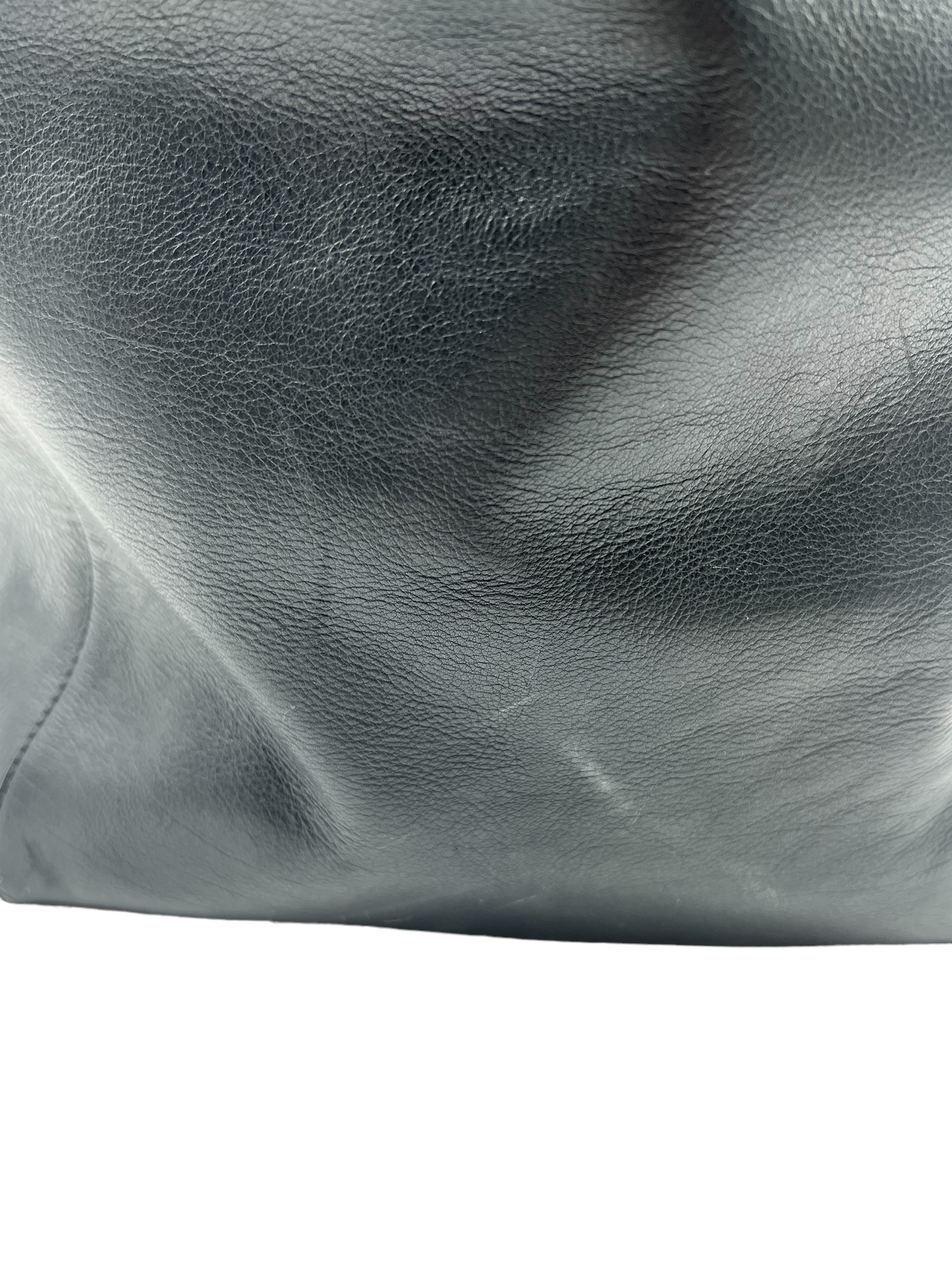 Celine Black Calfskin Large Cabas Clasp Tote