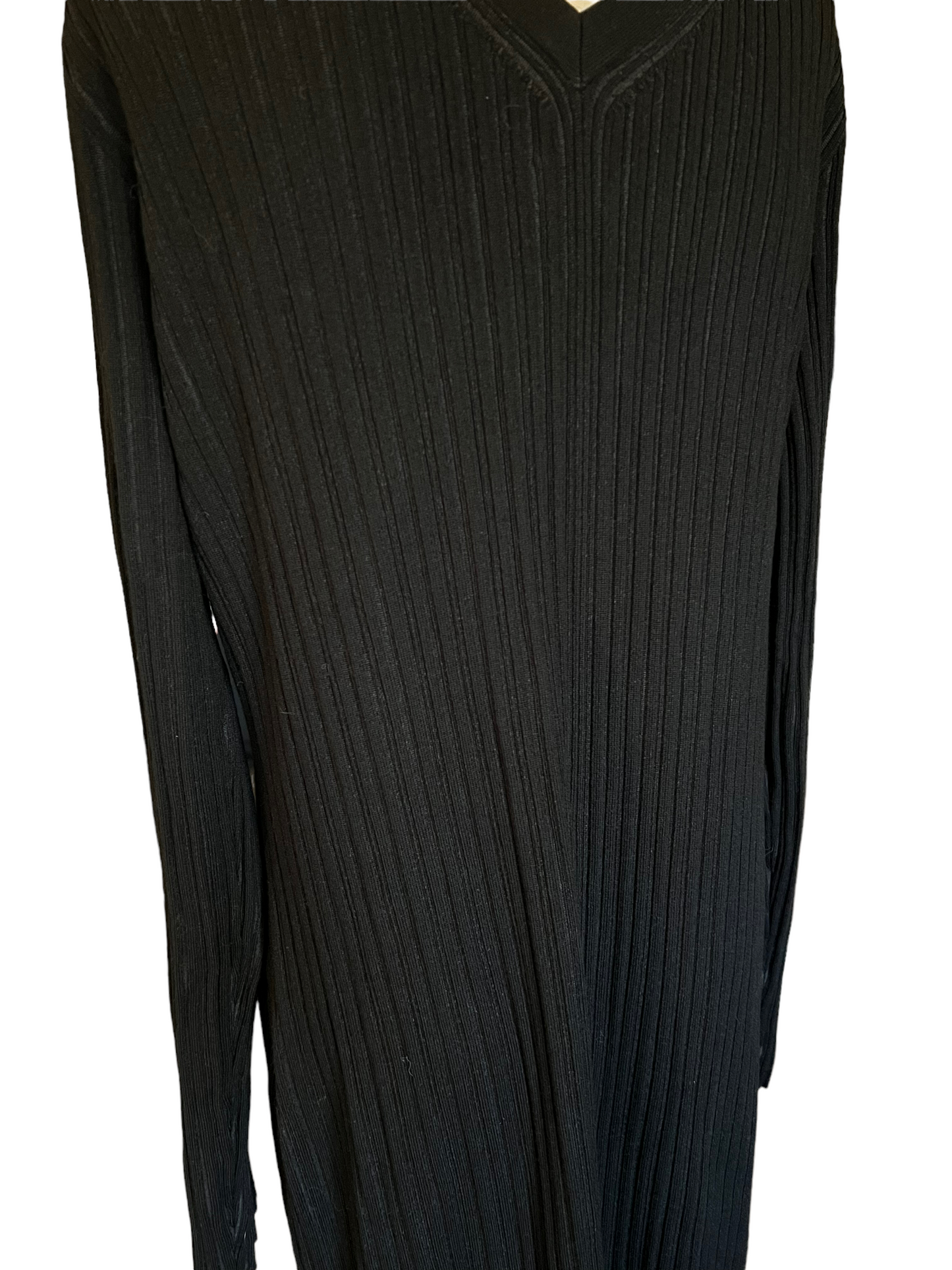 LITA by Ciara Black Size XL Icon Cardigan Midi Dress