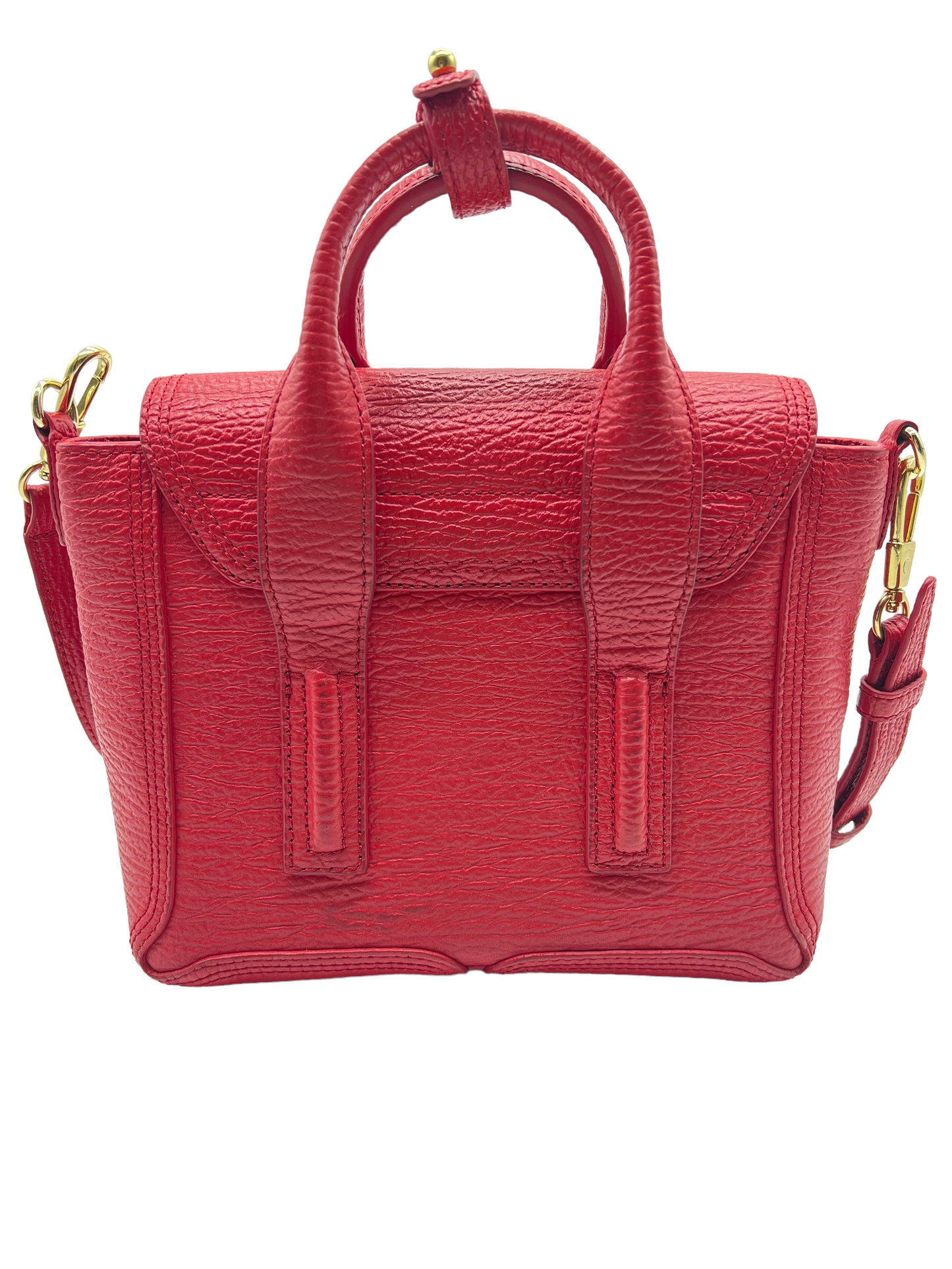 Phillip Lim Red Leather Mini Pashli Shoulder Bag