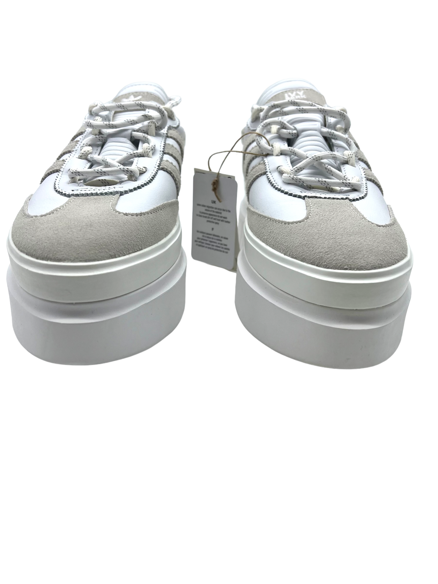 Adidas x Ivy Park Beige Super Super Sleek 72 Women's Size 10 Platform Sneakers