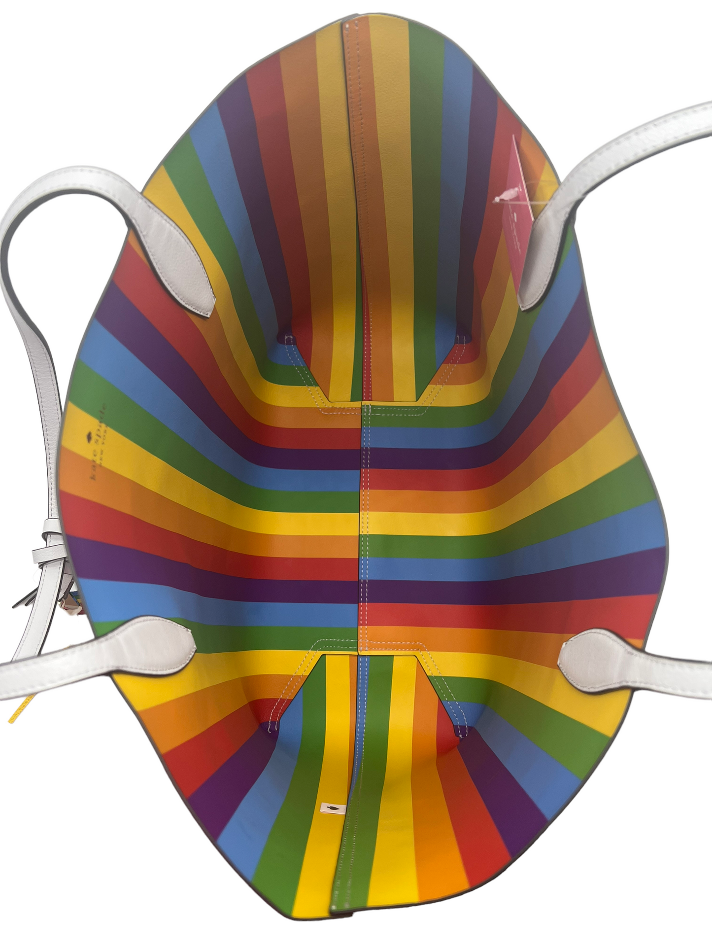 Kate Spade Large White Arch Spectrum Reversible Tote