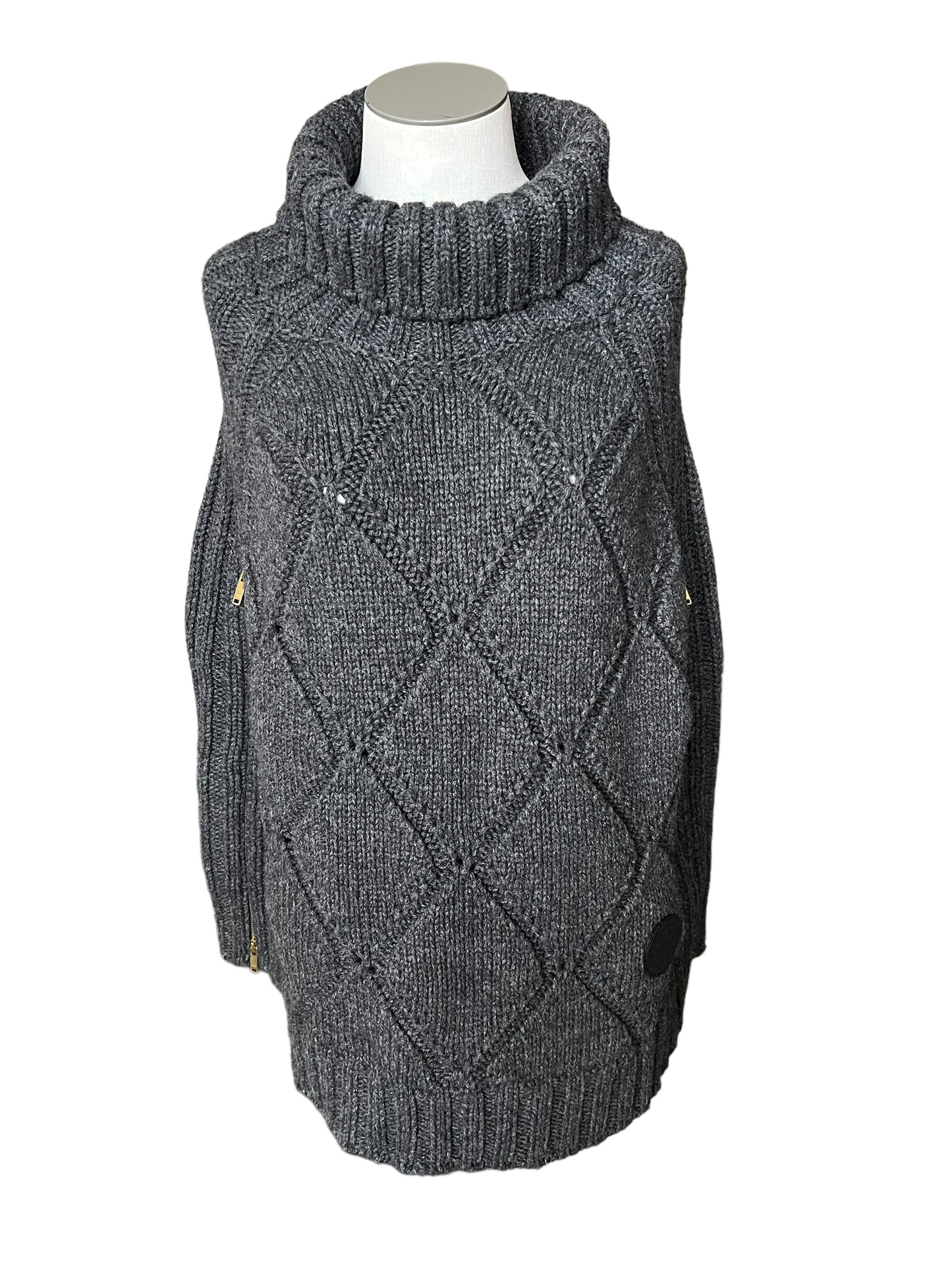 Gucci Charcoal Camel Size L Poncho