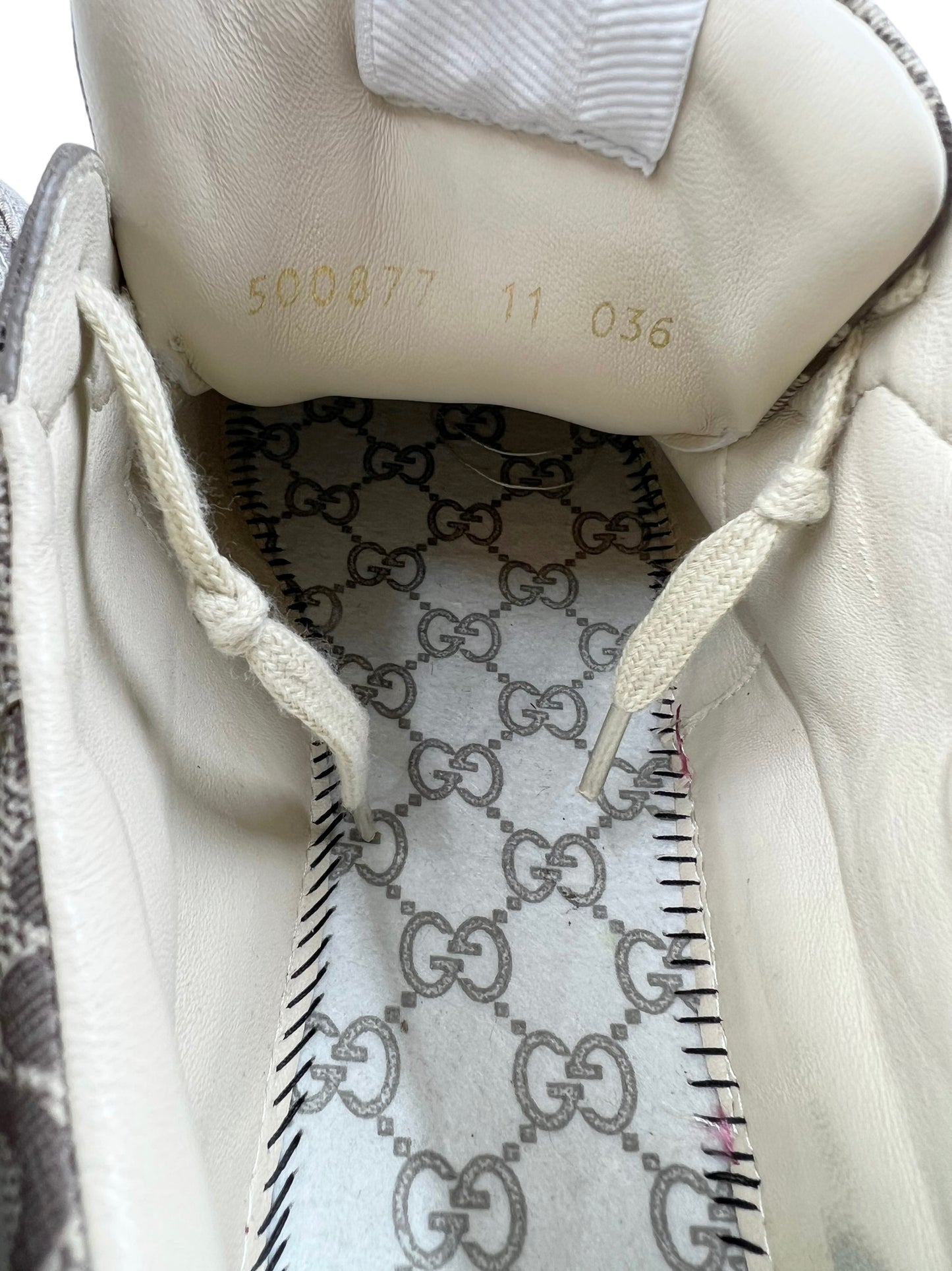 Gucci Men's Size 45 Maxi GG Rhyton Low Top Sneakers