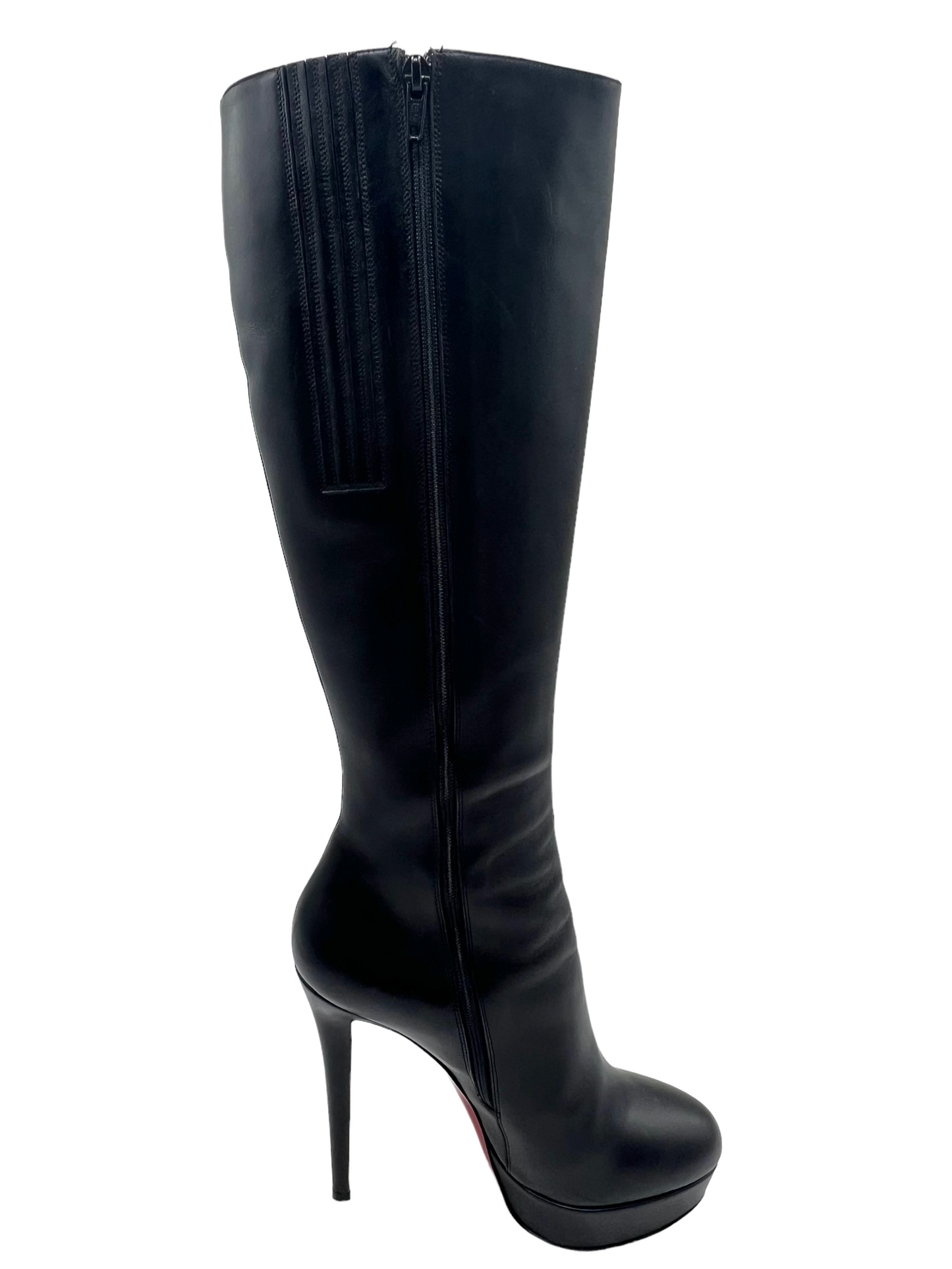 Christian Louboutin Black Bianca Botta 140 Size 39.5 Boots