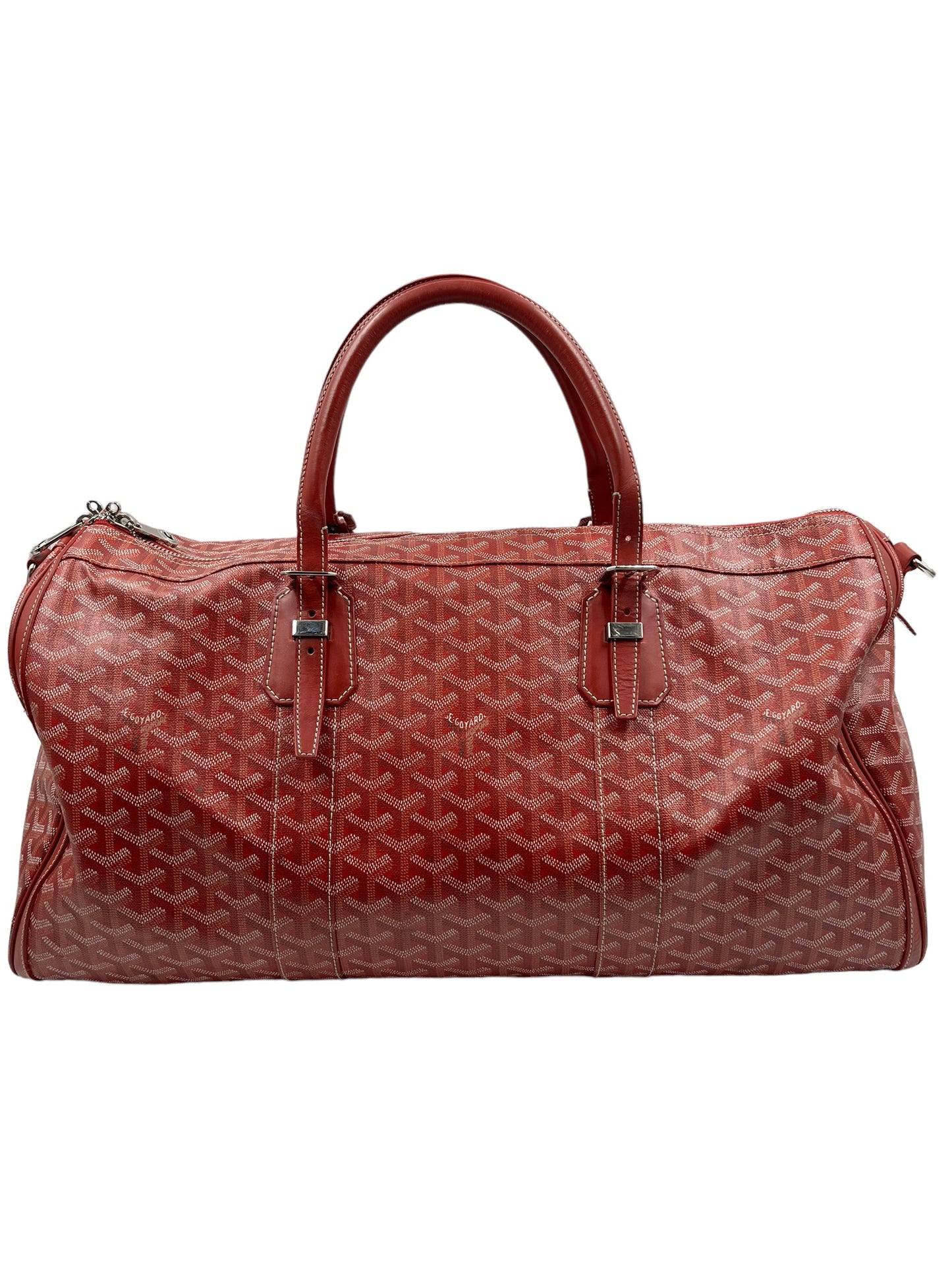 Goyard Red Croisiere 50 Duffle