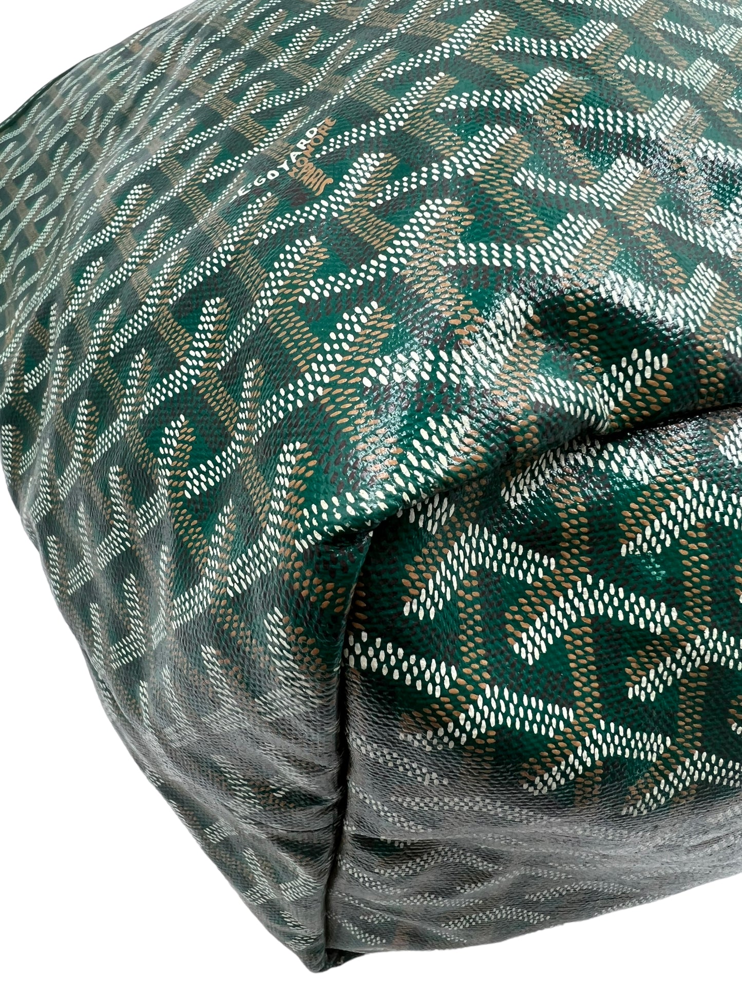 Goyard Green Goyardine Saint Louis GM Tote