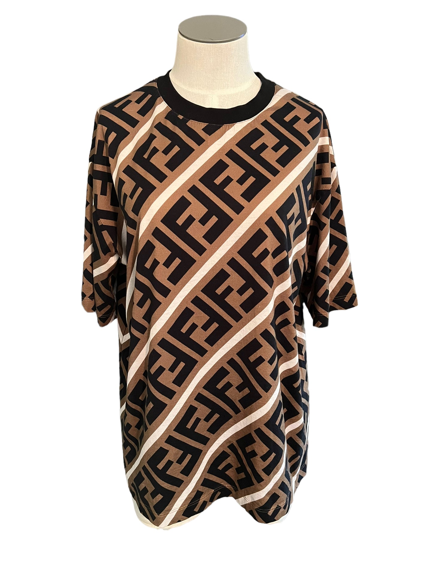 Fendi Black & White 'Forever Fendi' T-Shirt