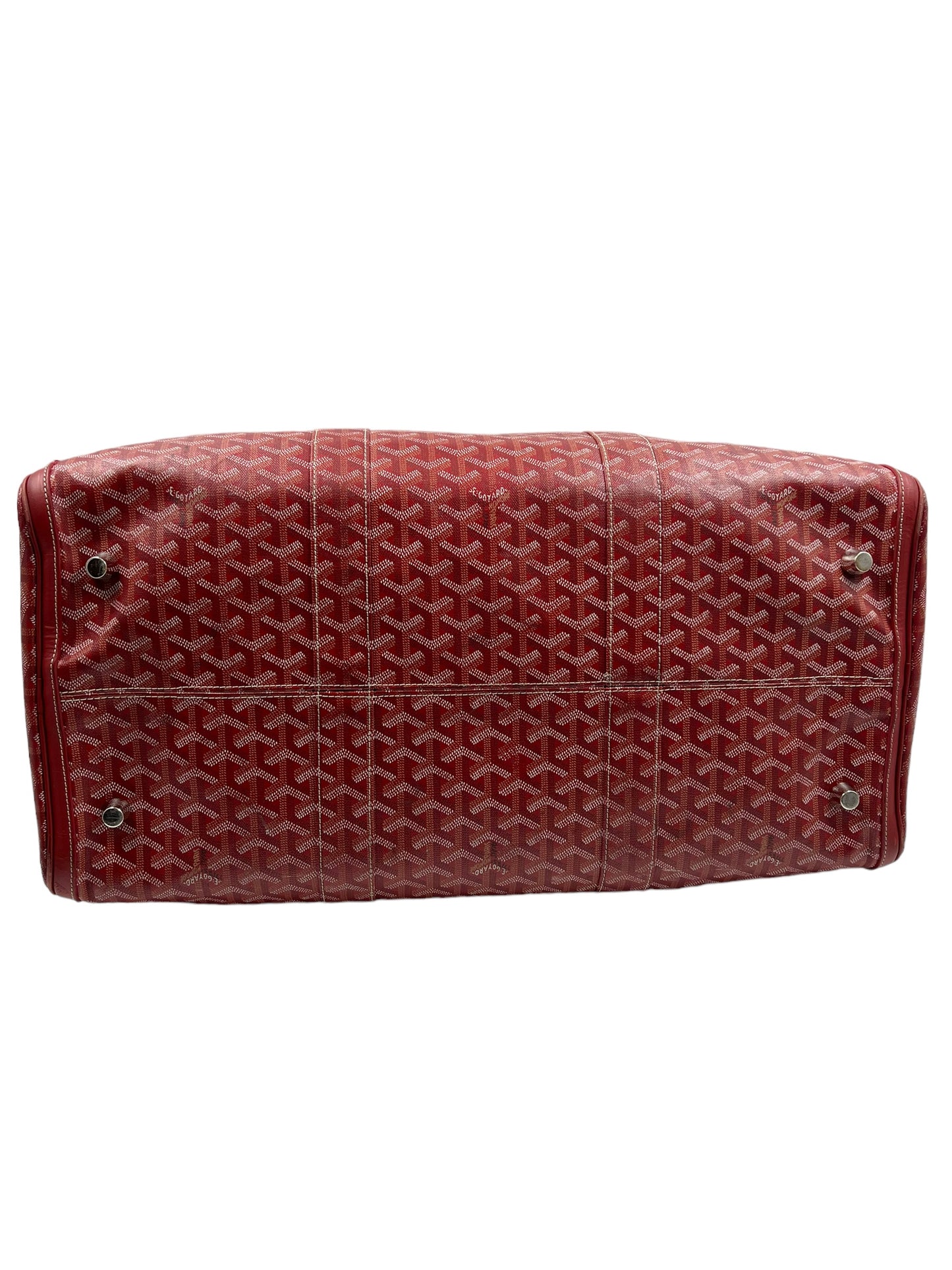 Goyard Red Croisiere 50 Duffle
