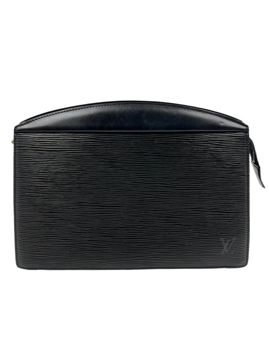 Louis Vuitton Vintage Black Epi Trousse Crete Clutch