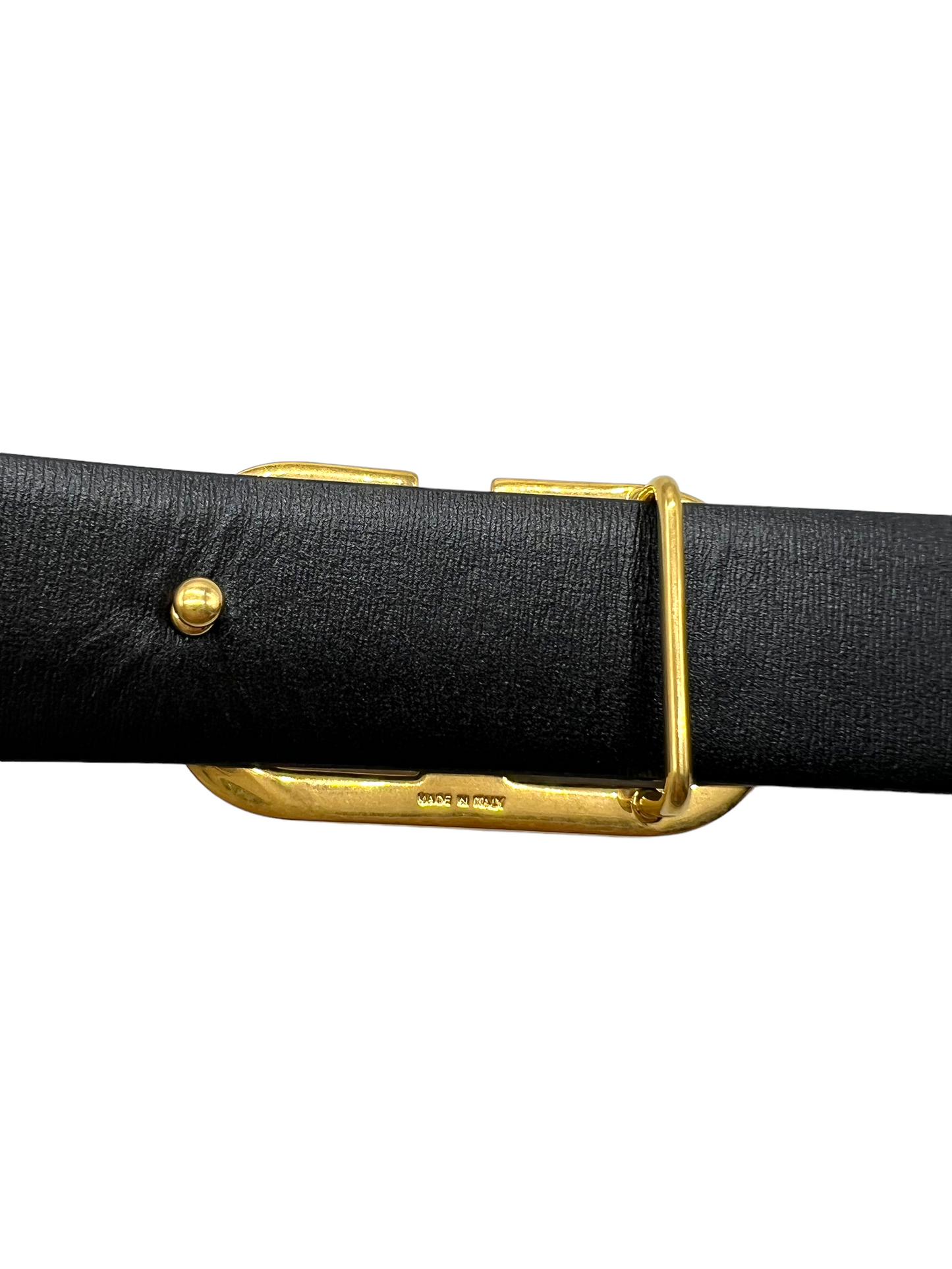 Valentino Tan Leather Reversible Vlogo Size 85 Belt