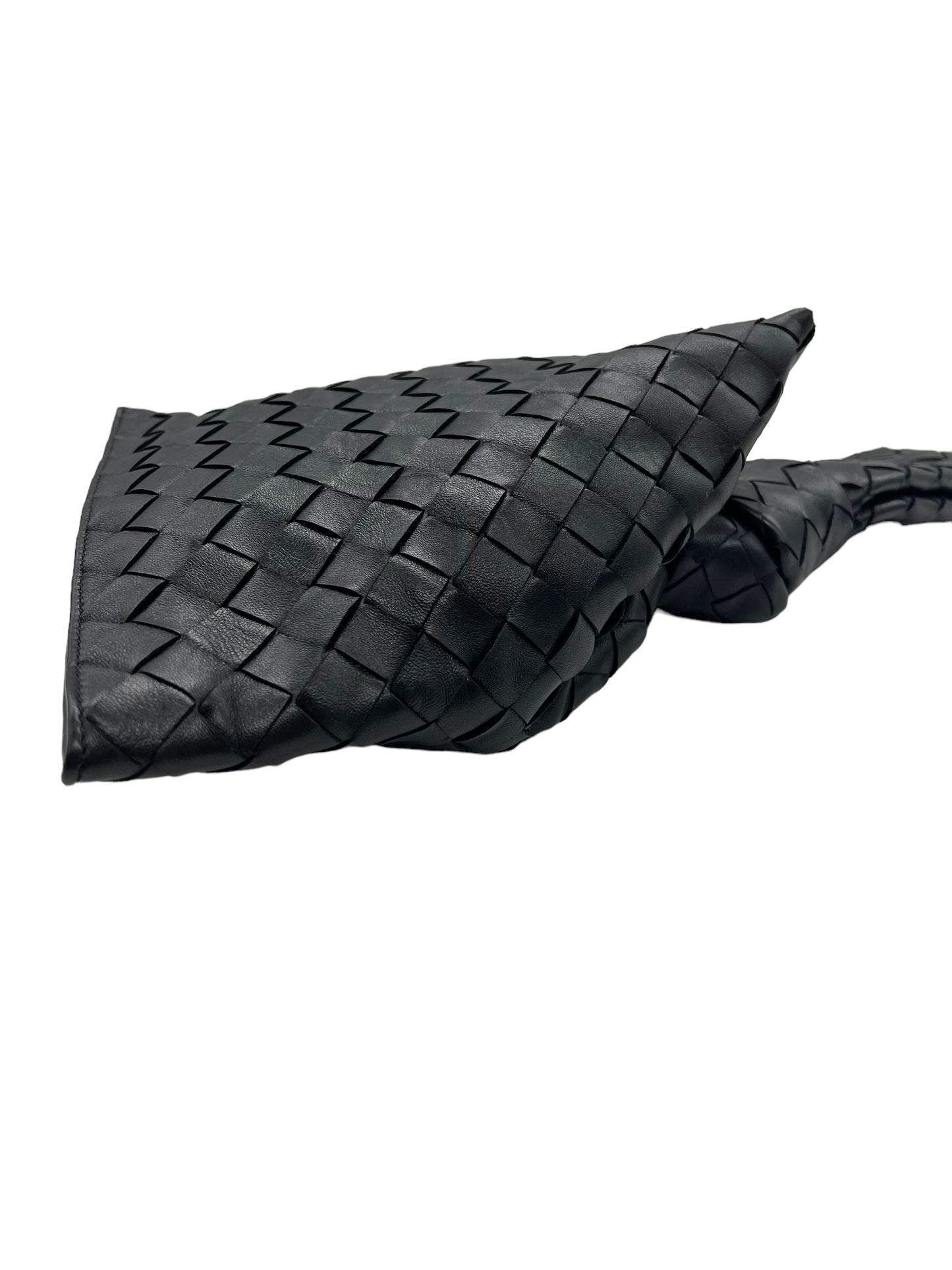 Bottega Veneta Black Nappa Intrecciato Mini BV Twist Bag