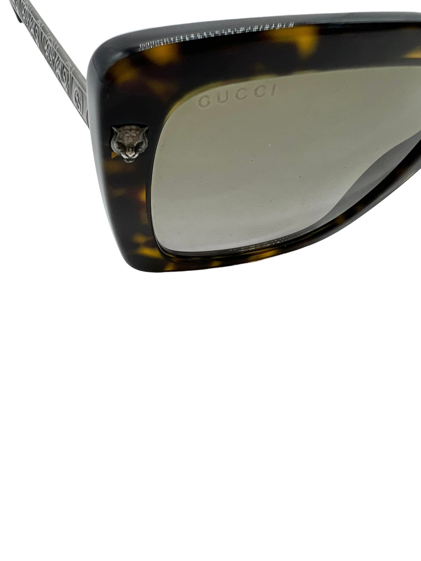 Gucci Tortoise Oversize GG0216S Sunglasses
