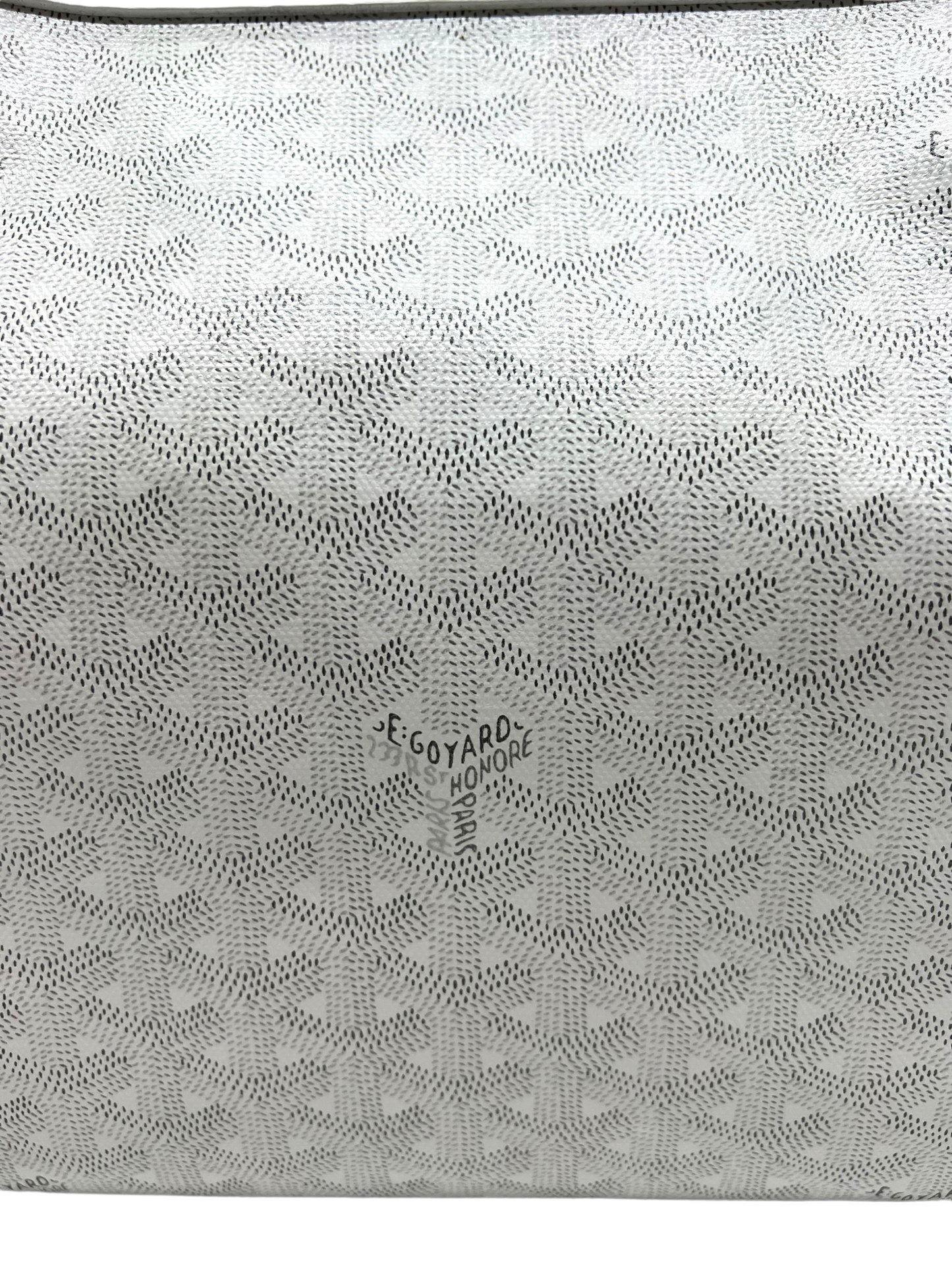 Goyard White Bellechasse PM Shoulder Bag
