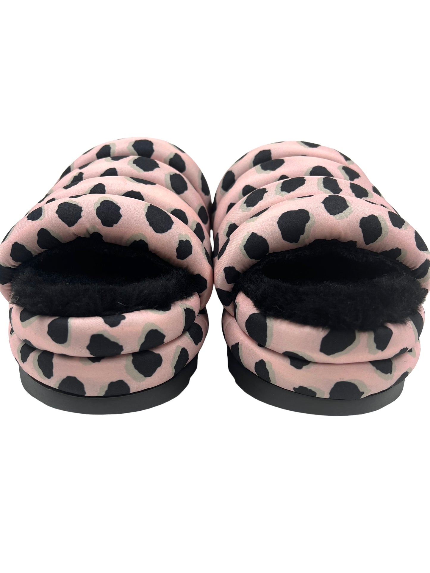 Ugg Size 9 Pink Cheetah Print Maxi Slides