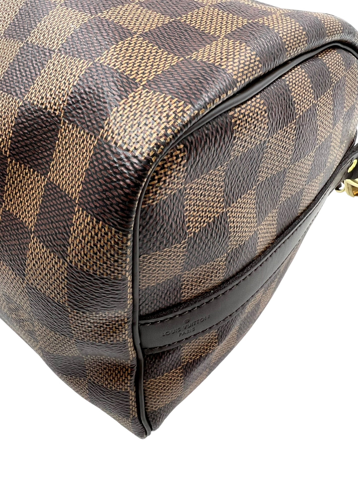 Louis Vuitton Damier Ebene Speedy 25 Bandouliere Handbag