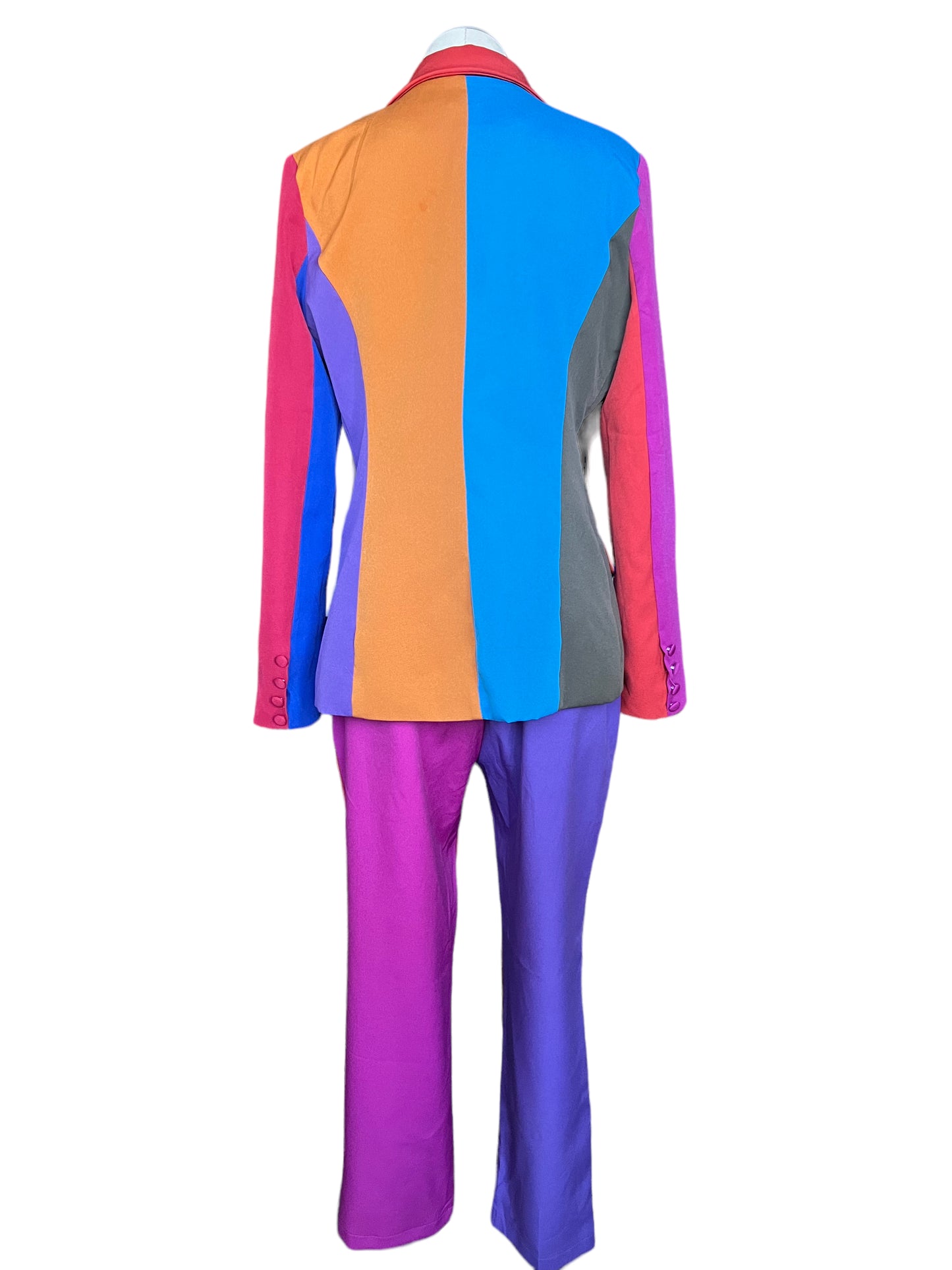 L'Atiste Size M Color Block Pant Suit