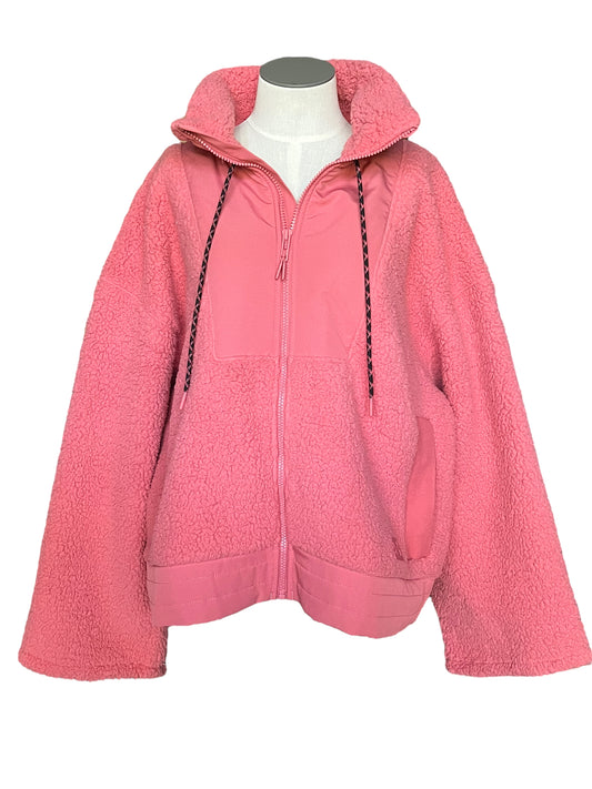 Under Armour Size XL Deco Rose Legacy Sherpa Full Zip Jacket