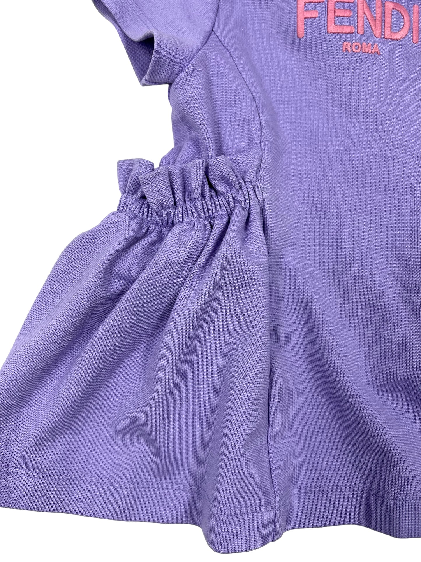 Fendi Baby Girl Size 3M Purple Logo Dress