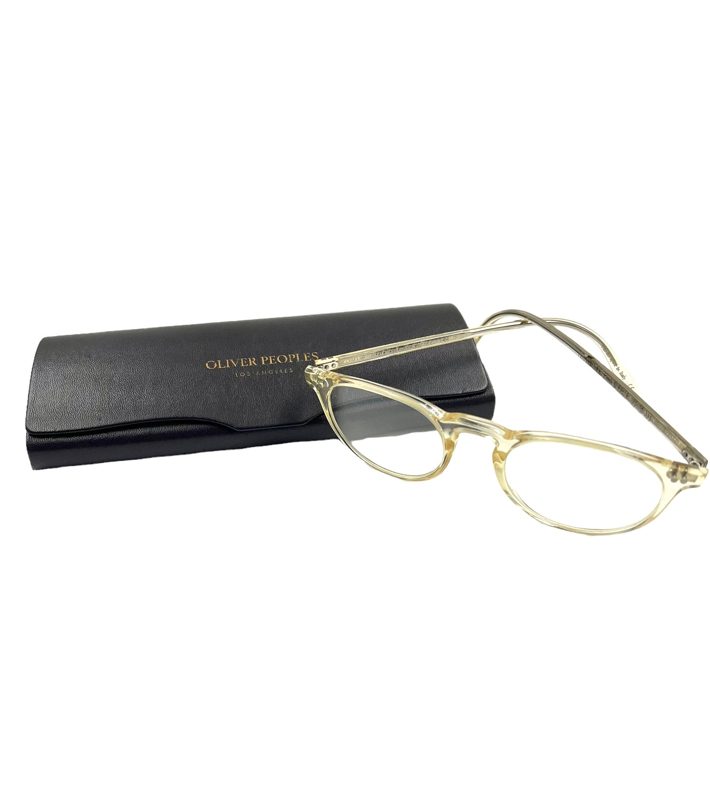 Oliver Peoples Riley-R Beige Opaque Eyeglasses