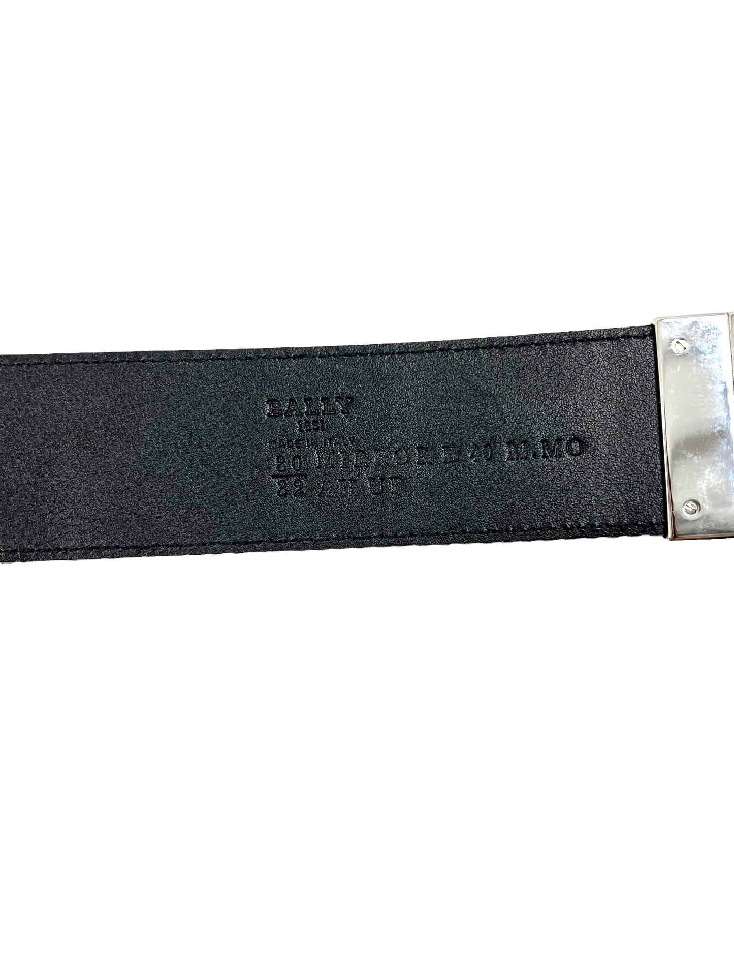 Bally Size 80/32 B Mirror Reversible Belt