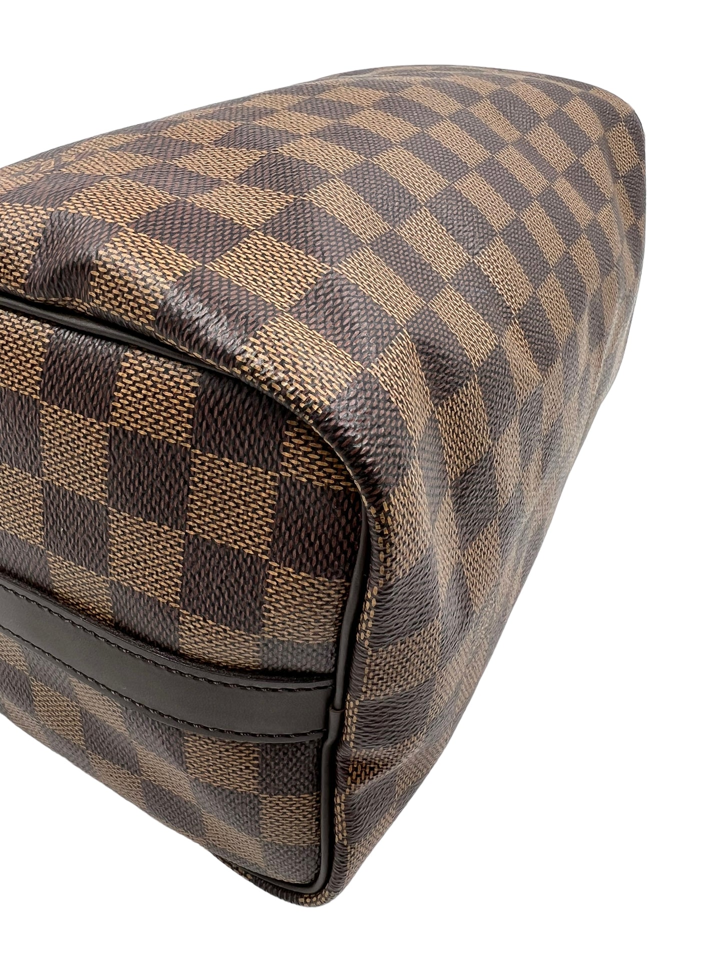 Louis Vuitton Damier Ebene Speedy 25 Bandouliere Handbag