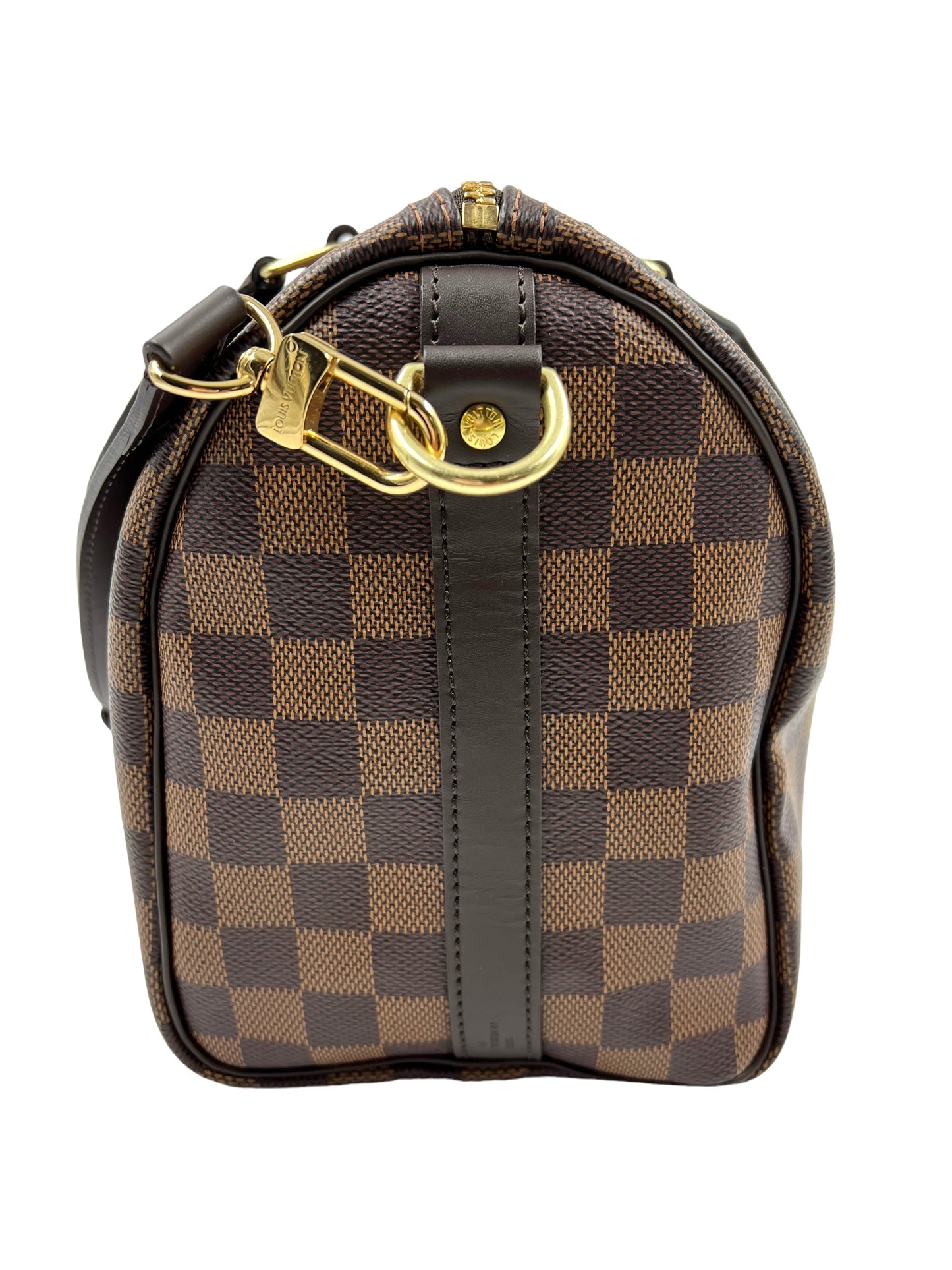 Louis Vuitton Damier Ebene Speedy 25 Bandouliere Handbag