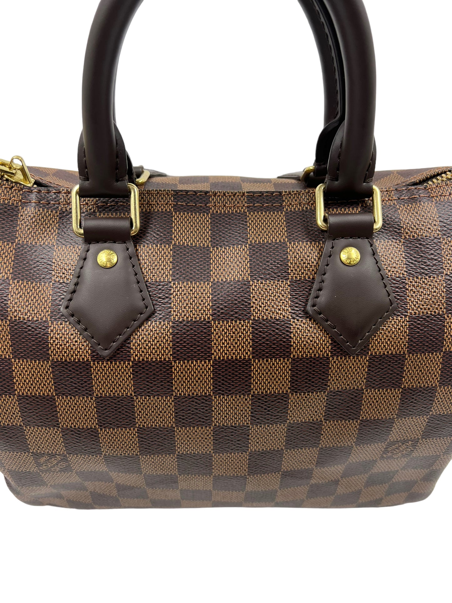 Louis Vuitton Damier Ebene Speedy 25 Bandouliere Handbag