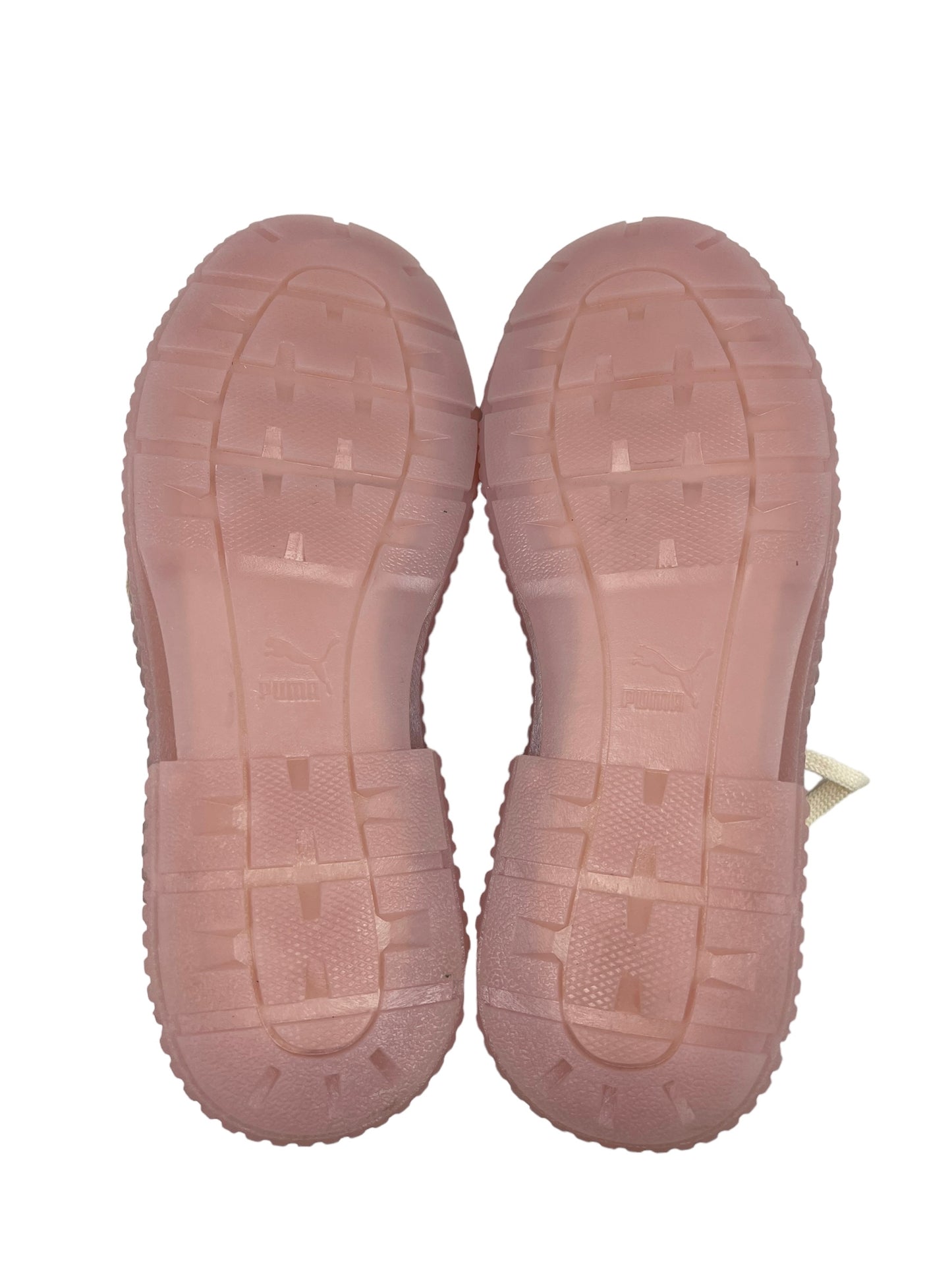 Puma Size 7.5 Pink Dinara Shine Sneakers