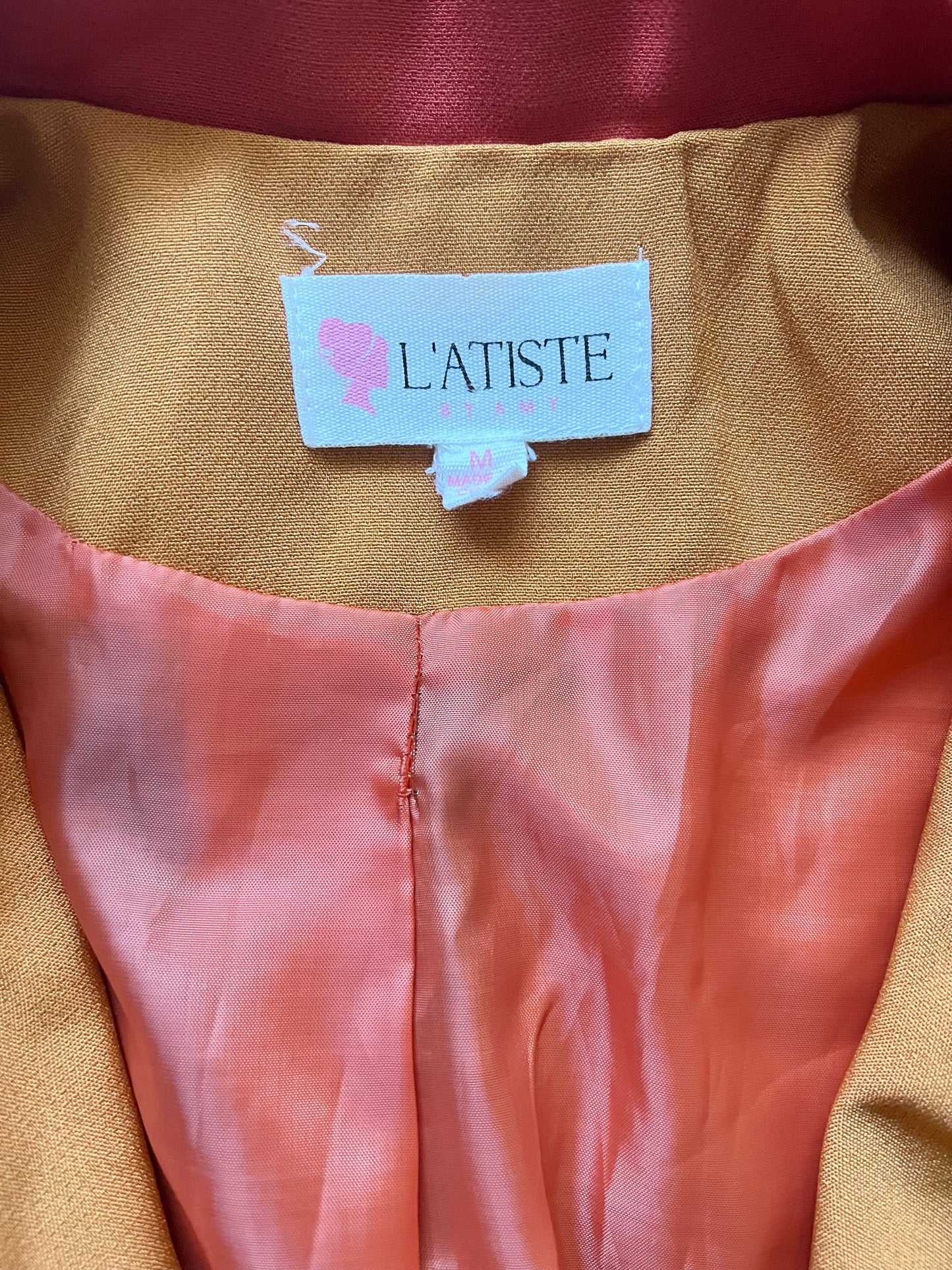 L'Atiste Size M Color Block Pant Suit