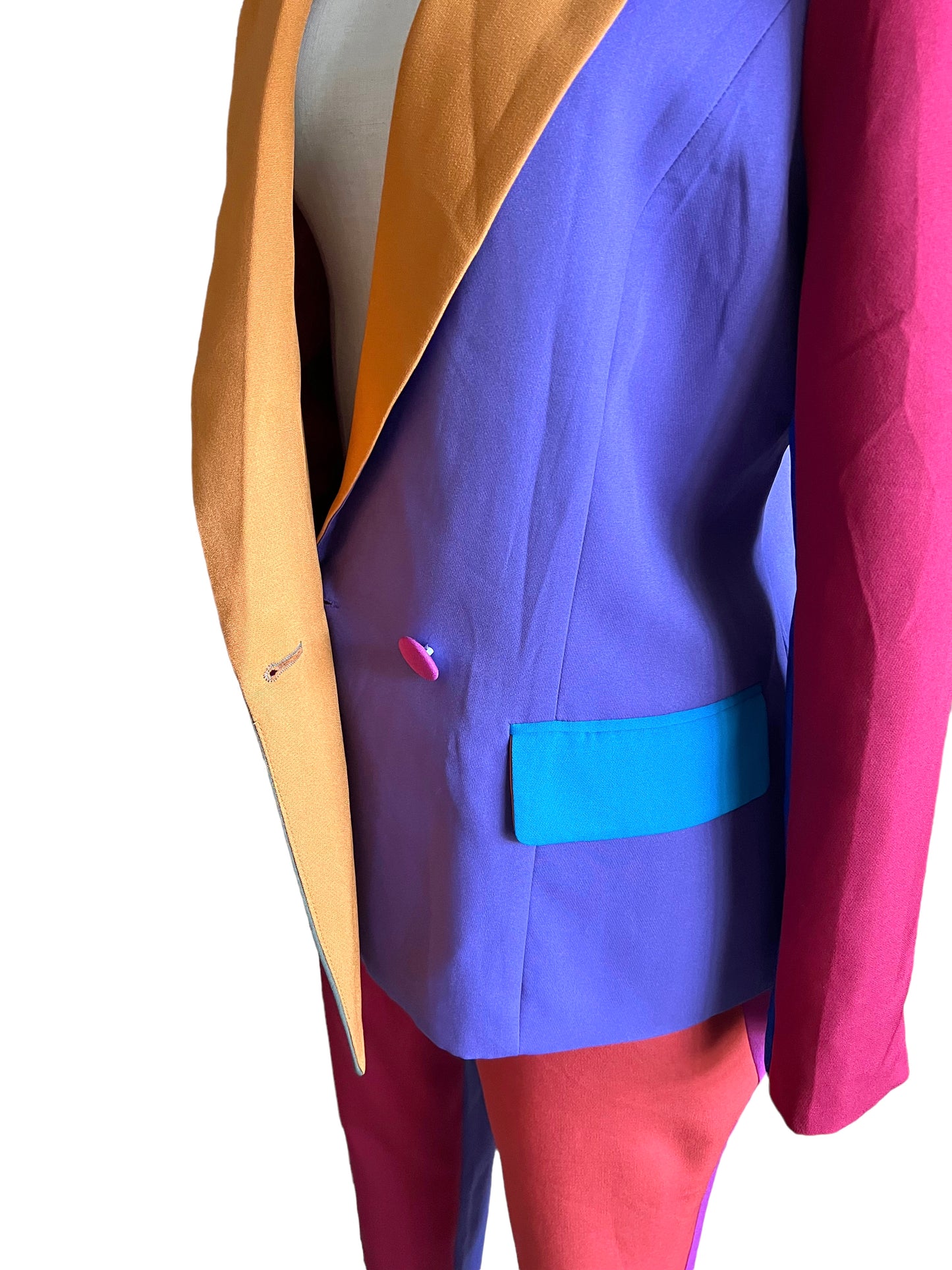 L'Atiste Size M Color Block Pant Suit