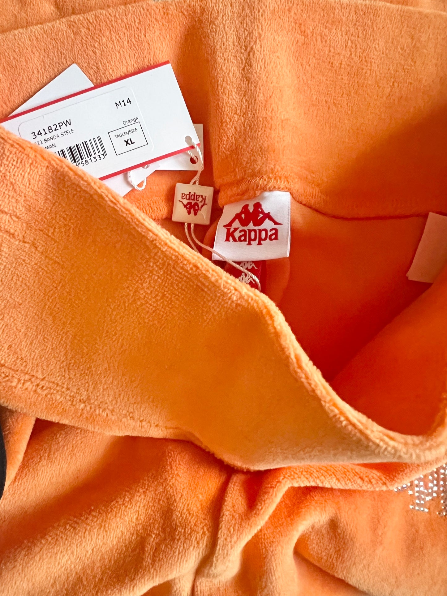 Kappa Size XL Orange 222 Banda Stele Leggings