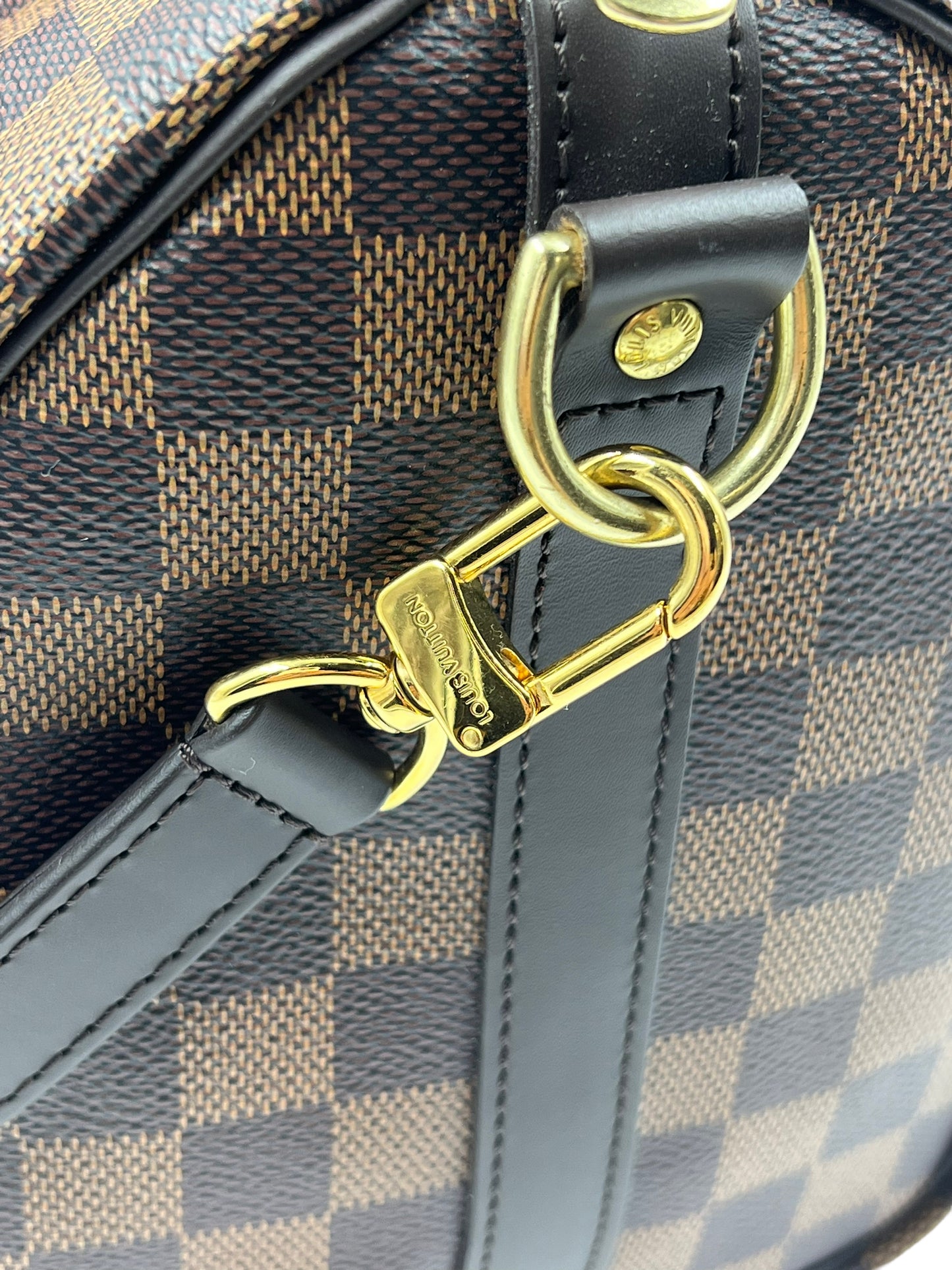 Louis Vuitton Damier Ebene Speedy 25 Bandouliere Handbag